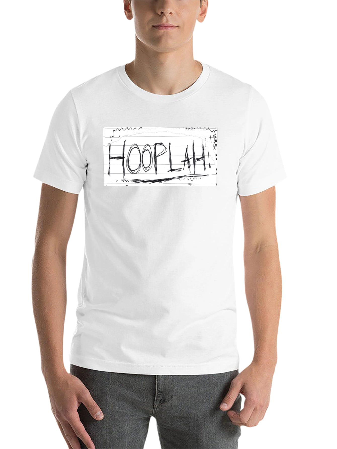 Black Hooplah! Graphic Tee - Unique Design view 14