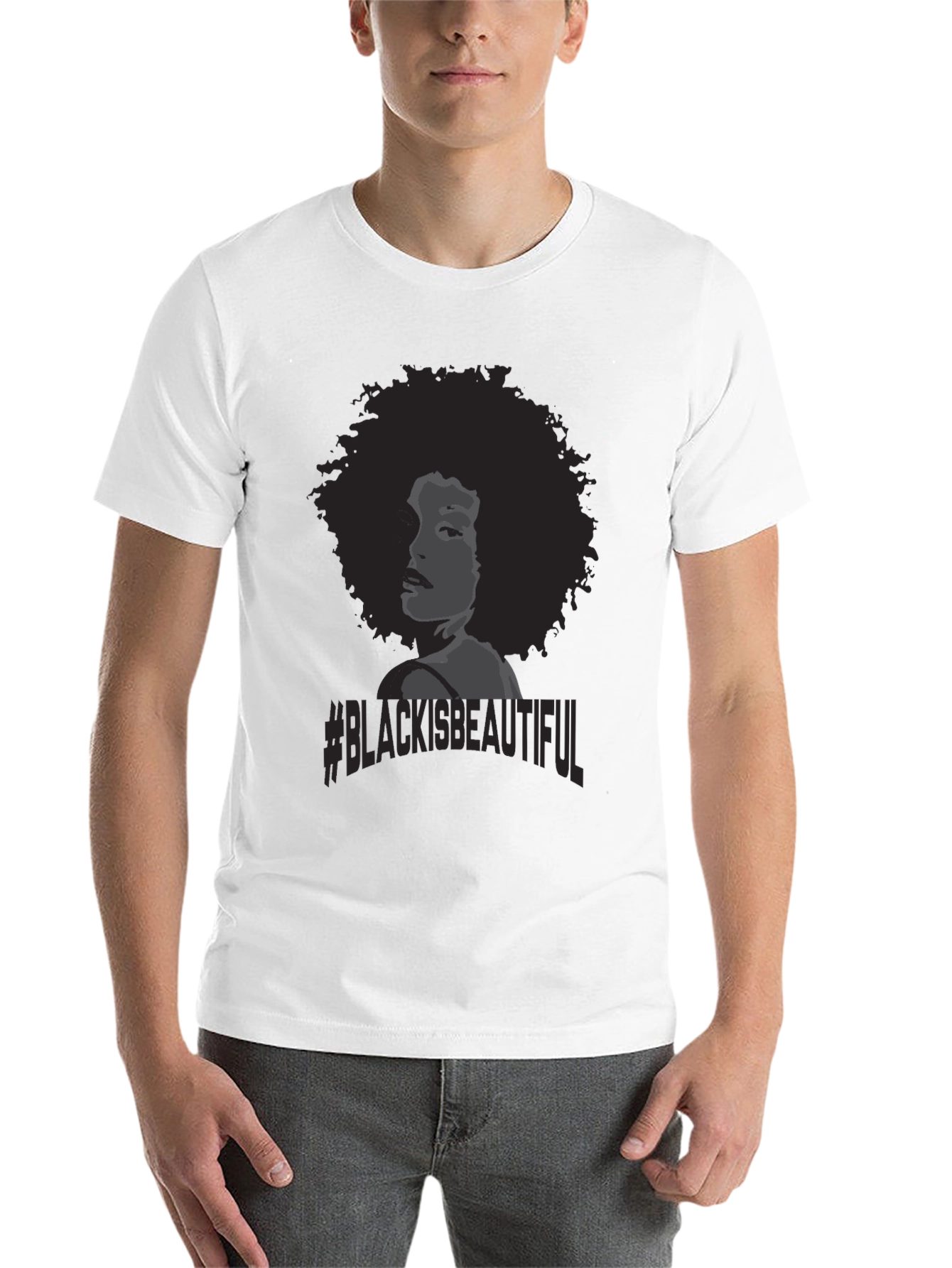 Black Black Is Beautiful T-Shirt Afro Woman view 14