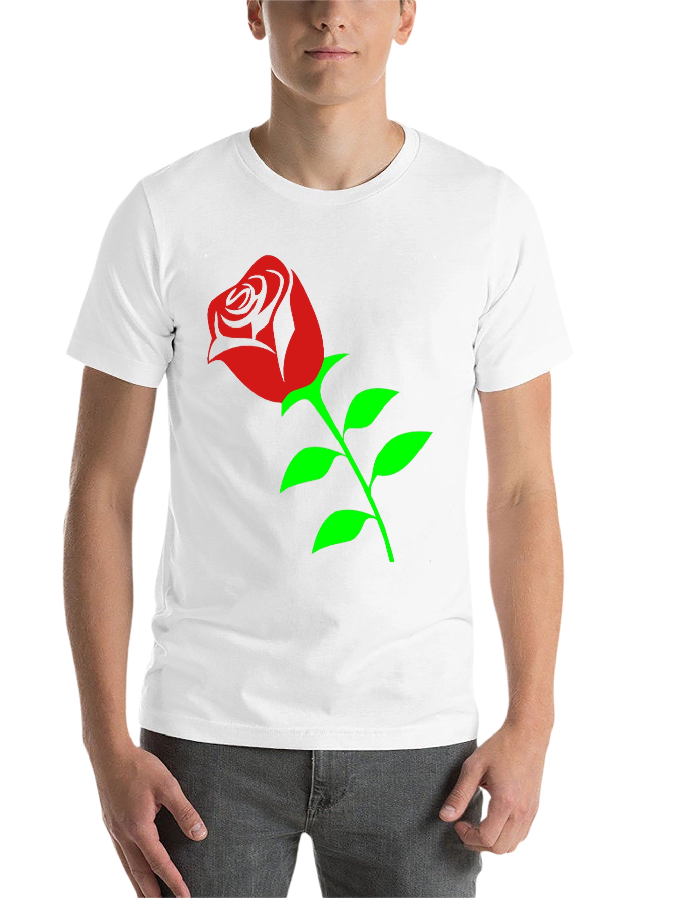 Black Rose Graphic Black T-Shirt view 14