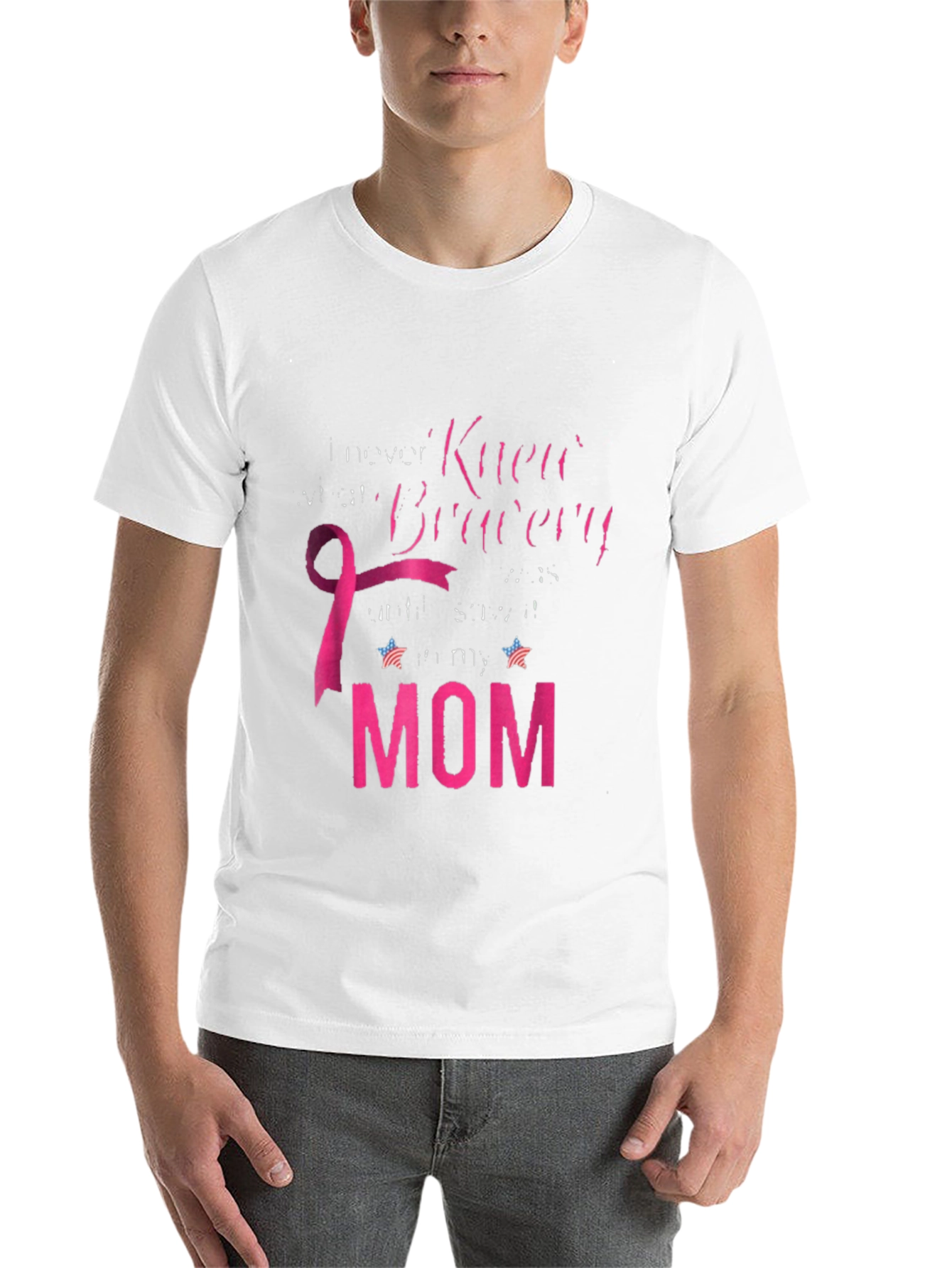 Black Bravery Breast Cancer Awareness T-Shirt view 14