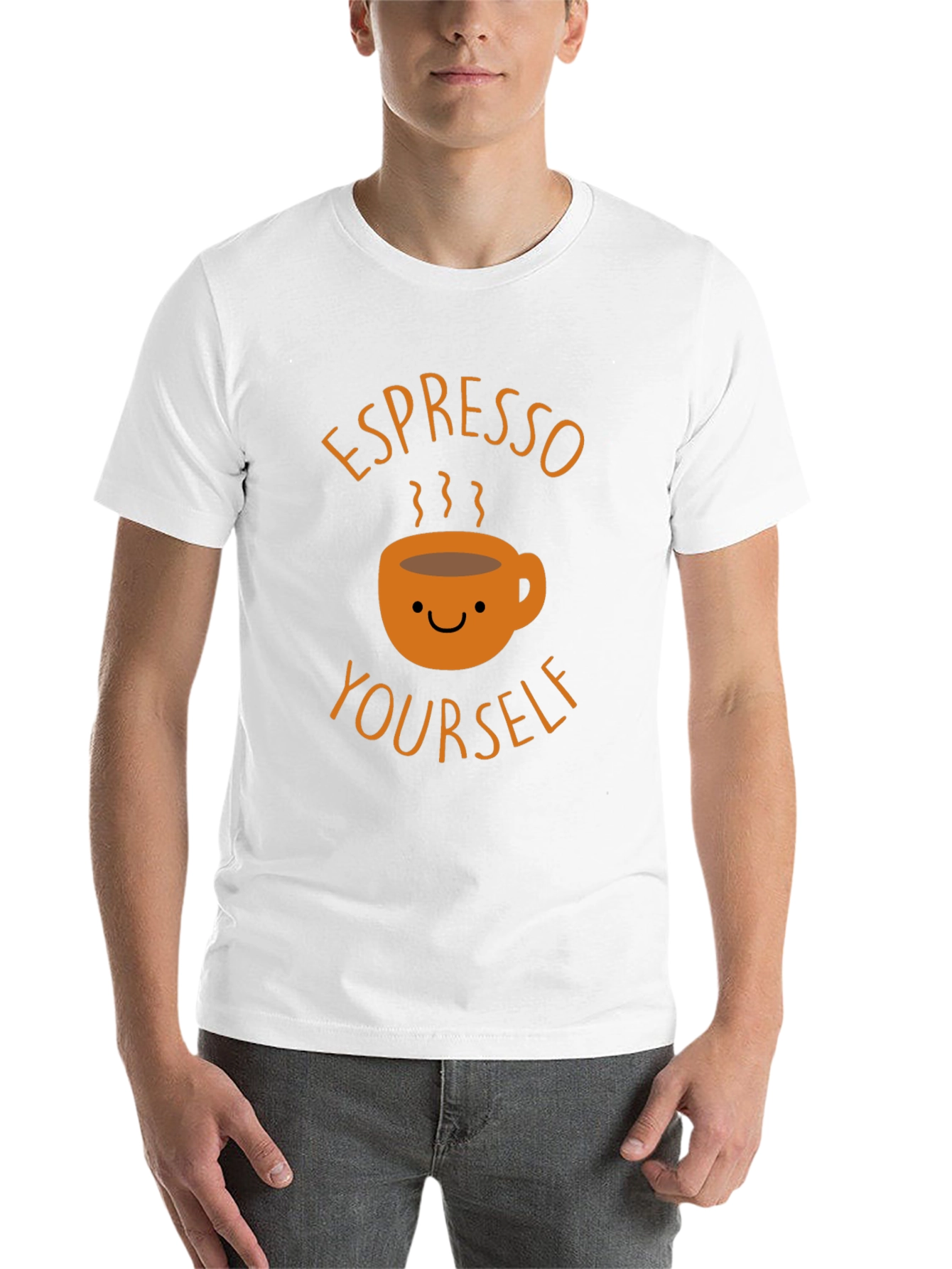 Black Espresso Yourself Graphic Tee - Coffee Lover Shirt view 14