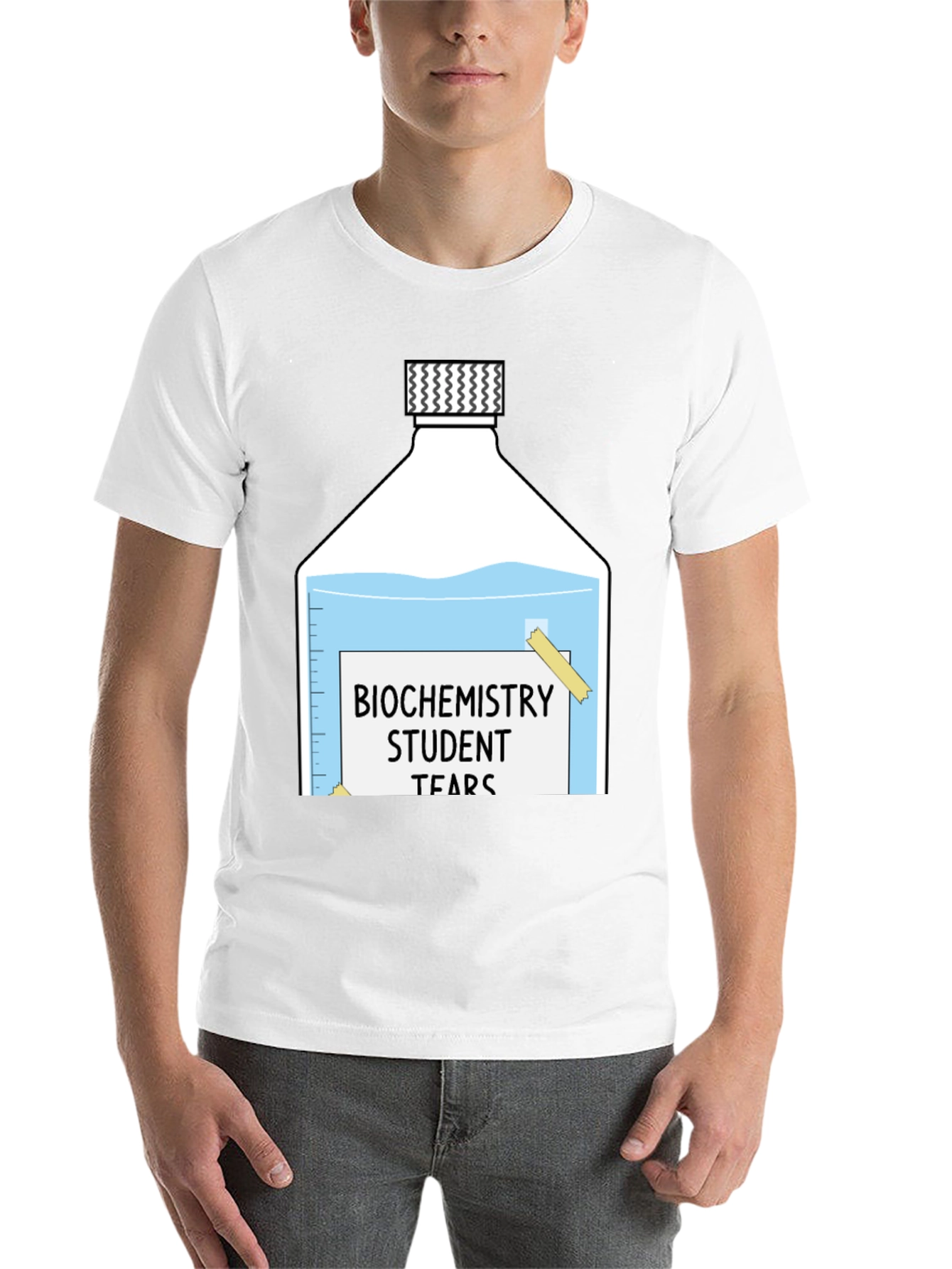 Black Biochemistry Student Tears T-Shirt view 14