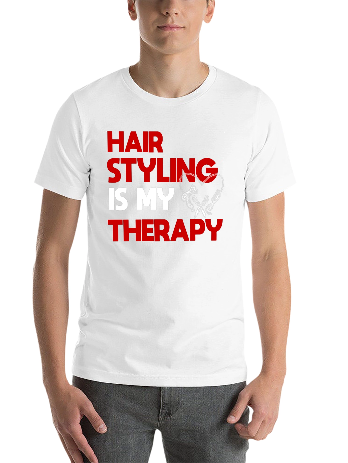 Black Hair Styling Is My Therapy Graphic Tee view 14
