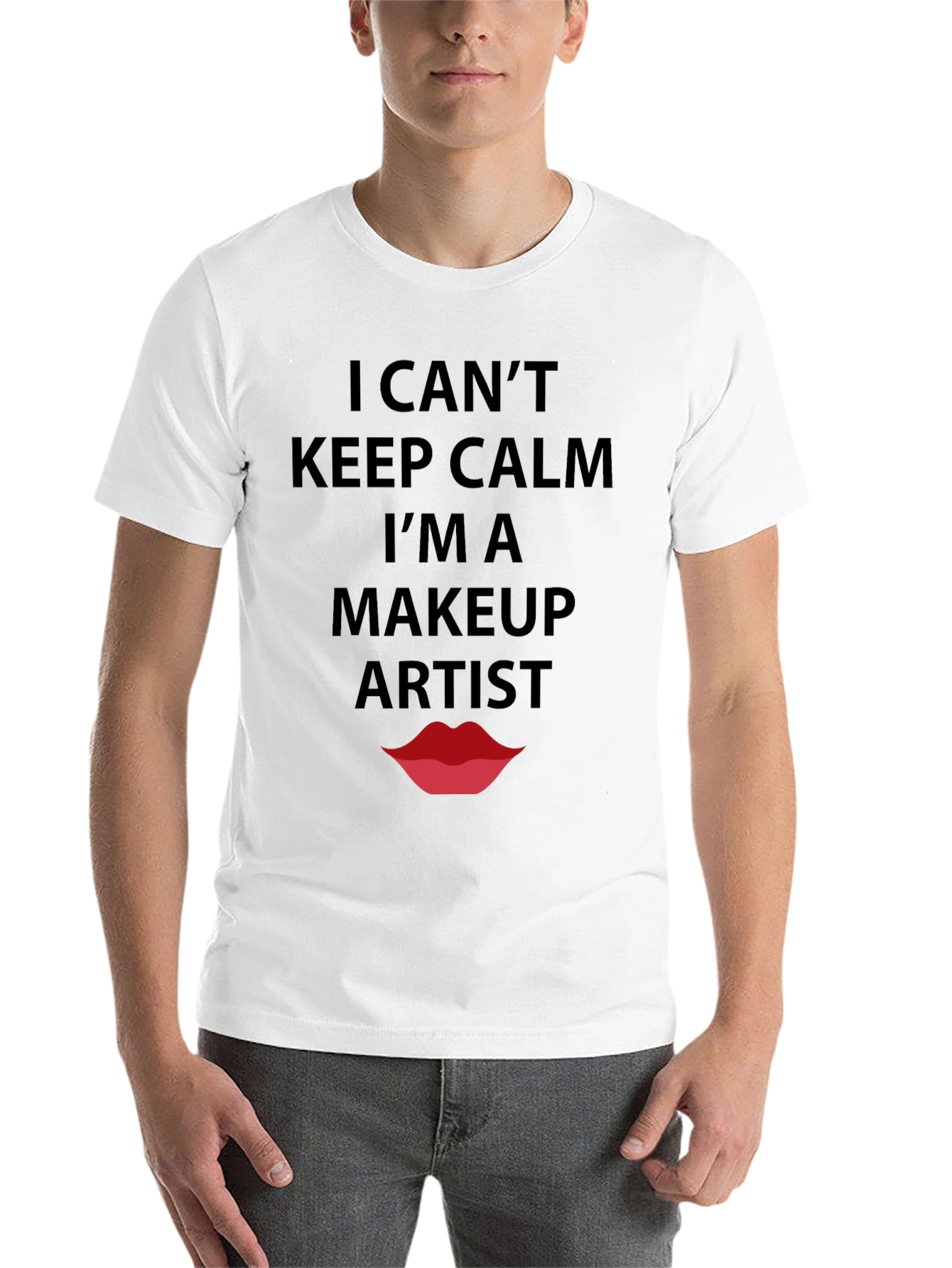 Black Makeup Artist T-Shirt - Keep Calm Funny Tee view 14