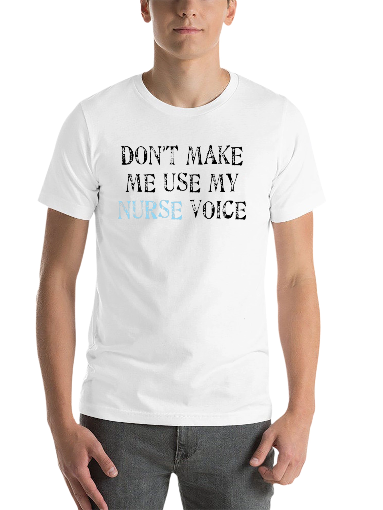 Black Don't Make Me Use My Nurse Voice T-Shirt view 14
