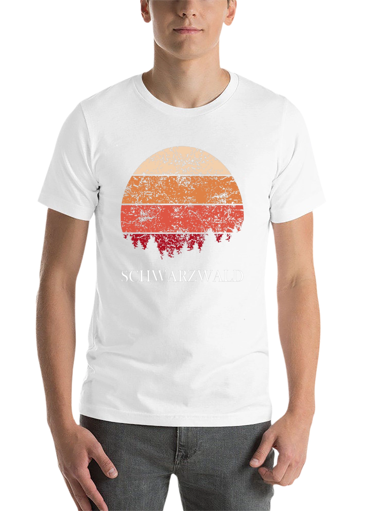 Schwarzwald Retro Sunset T-Shirt - 14