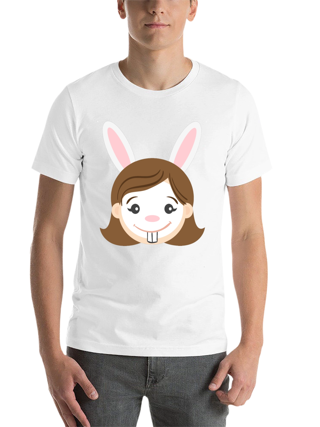 Black Bunny Girl Graphic T-Shirt - Easter Fun! view 14