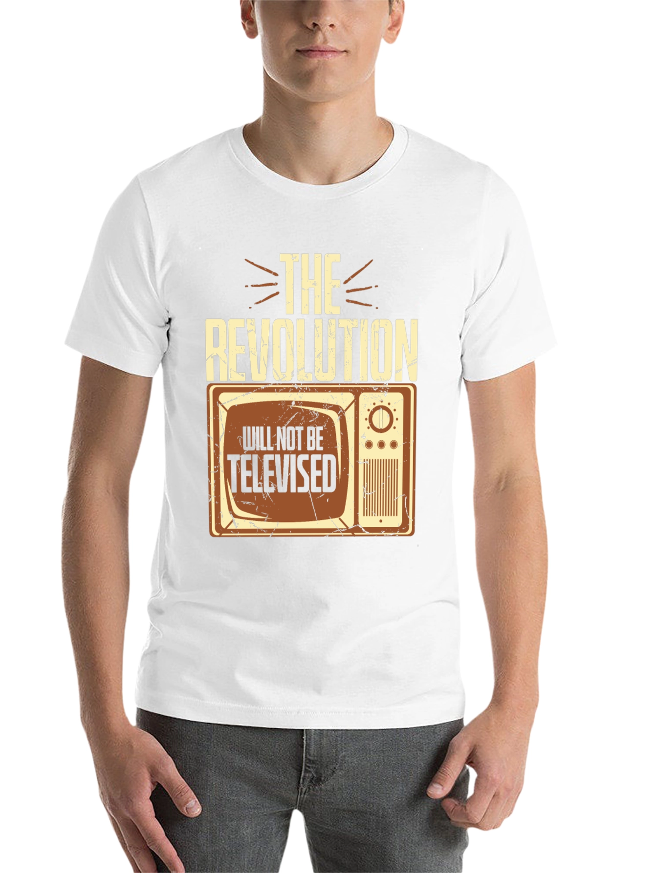 The Revolution Will Not Be Televised Graphic Tee - 14