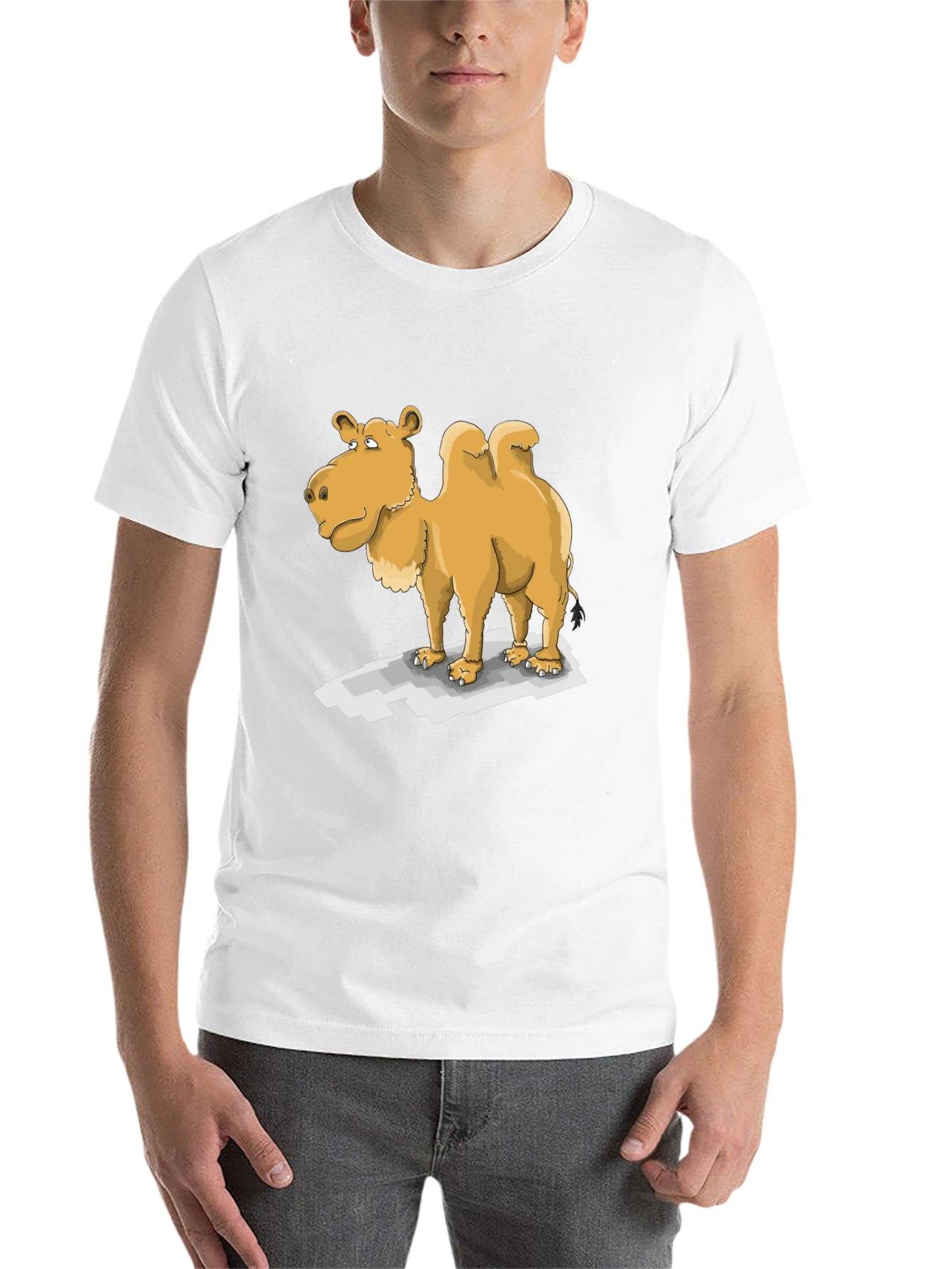 Black Camel Cartoon T-Shirt view 14
