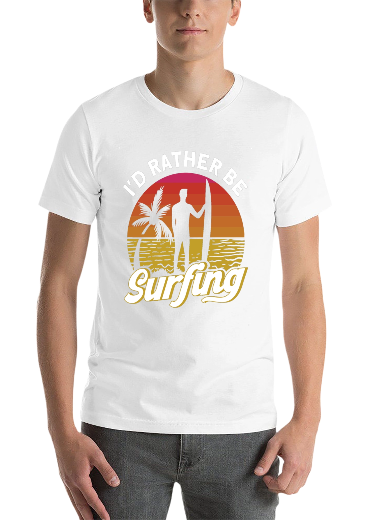 I'd Rather Be Surfing Graphic T-Shirt - 14