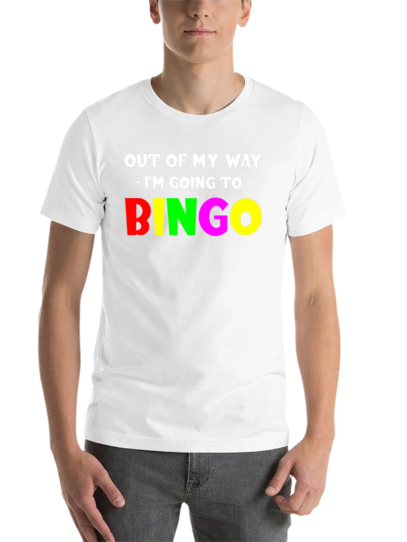 Black Funny Bingo T-Shirt - Out Of My Way! view 14