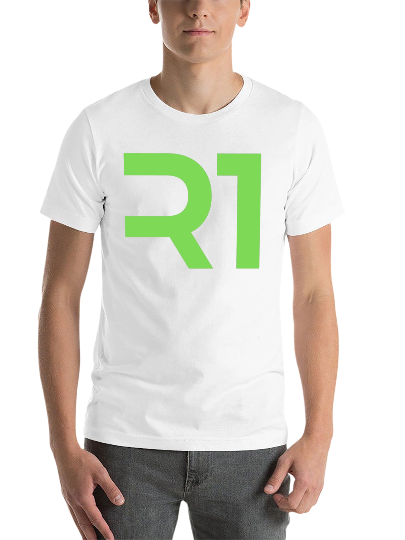 Black R1 Graphic Tee - Bold Statement T-Shirt view 14