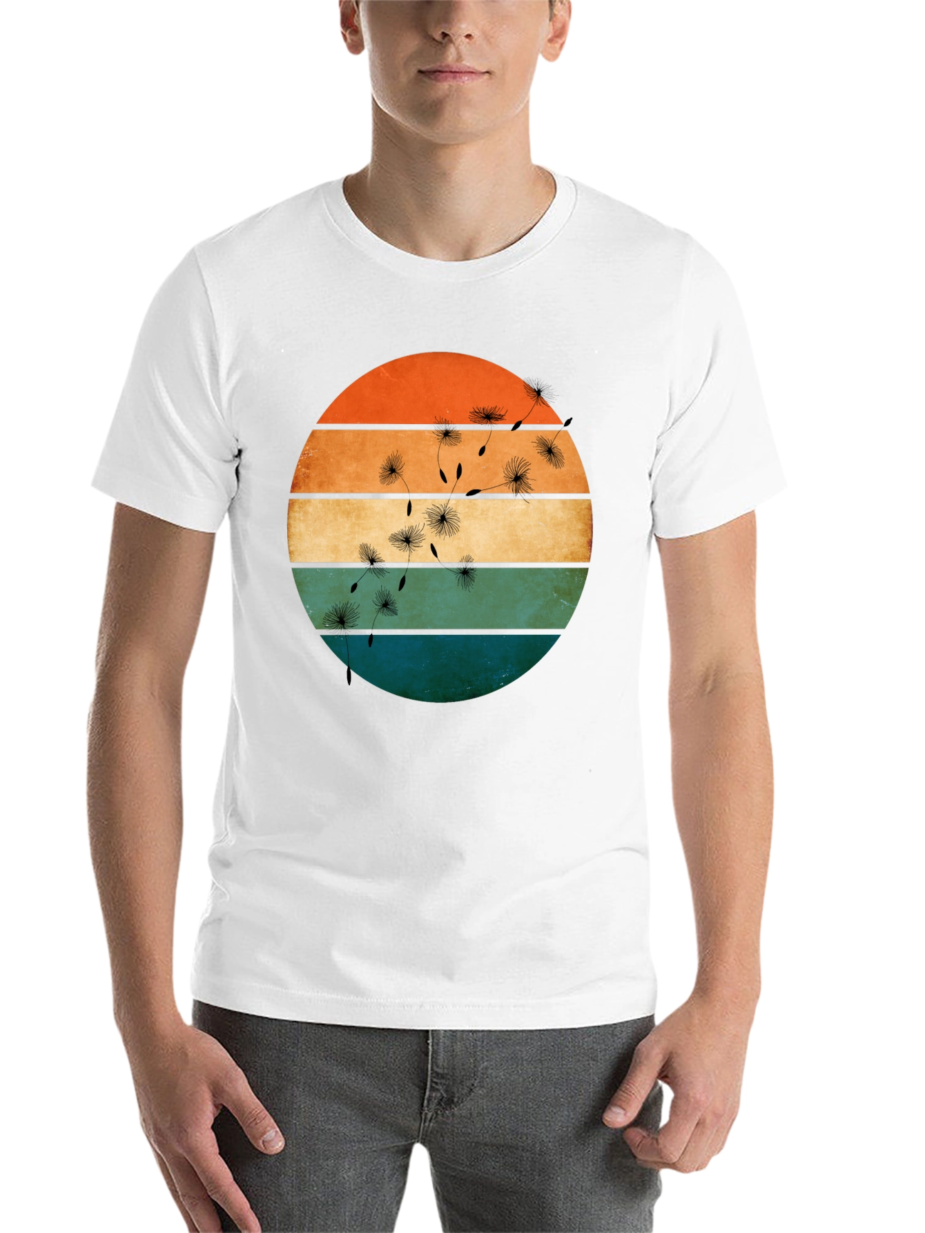 Retro Dandelion T-Shirt - Stylish Graphic Tee - 14