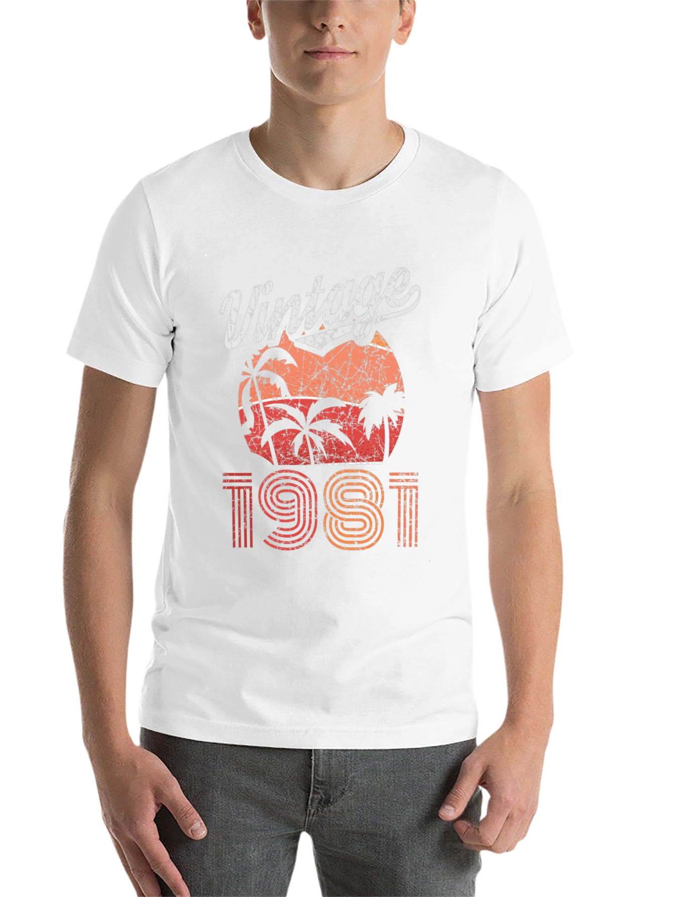Vintage 1981 Sunset Graphic T-Shirt - 14