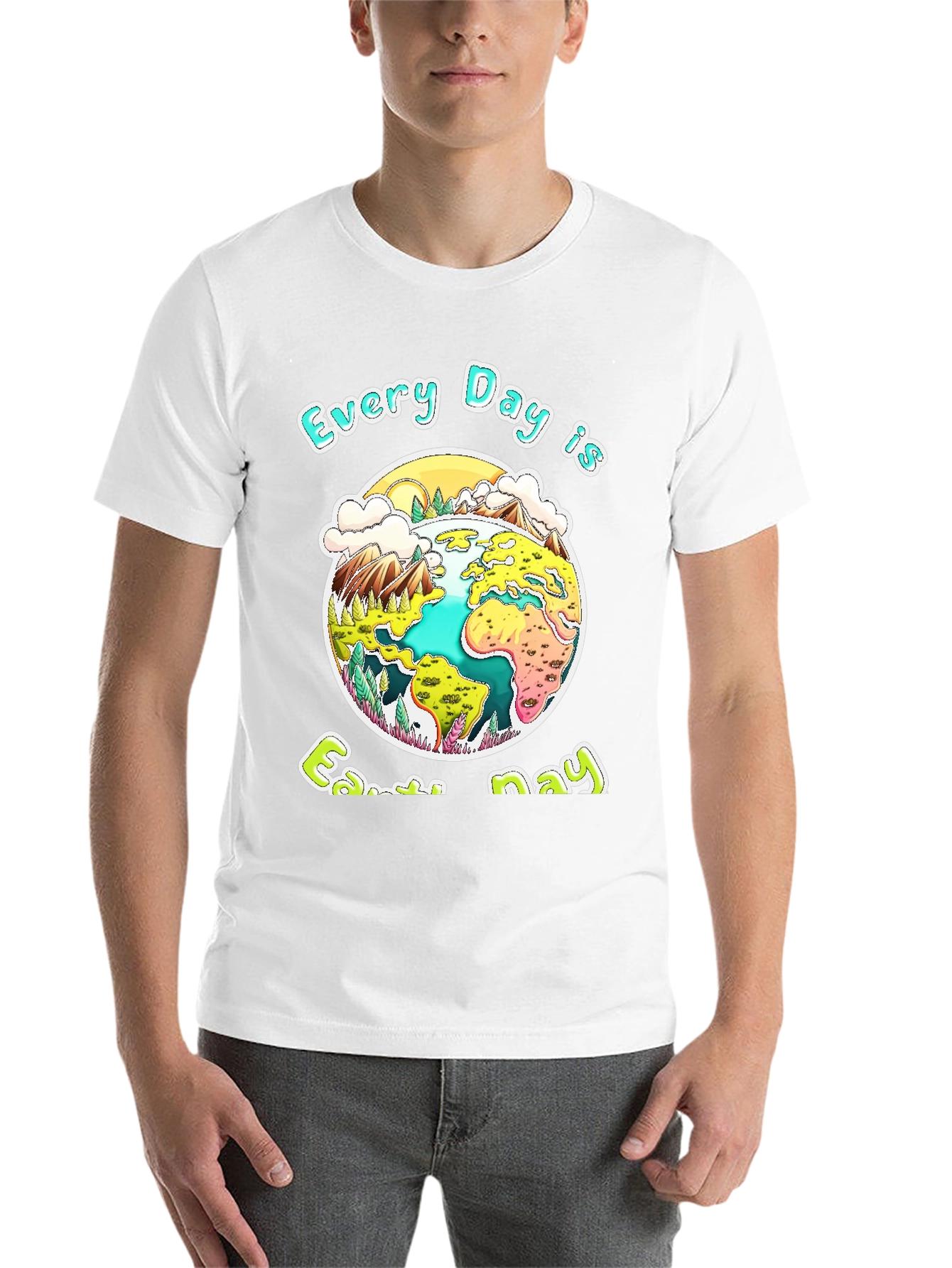 Earth Day Every Day Black T-Shirt - 14