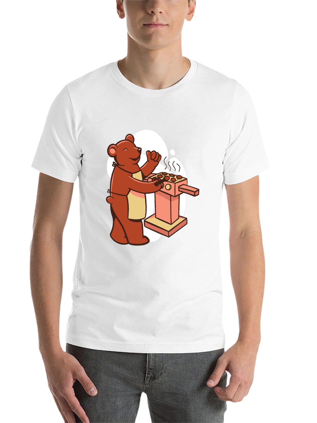Black Bear Chef T-Shirt - Culinary Bearbecue view 14