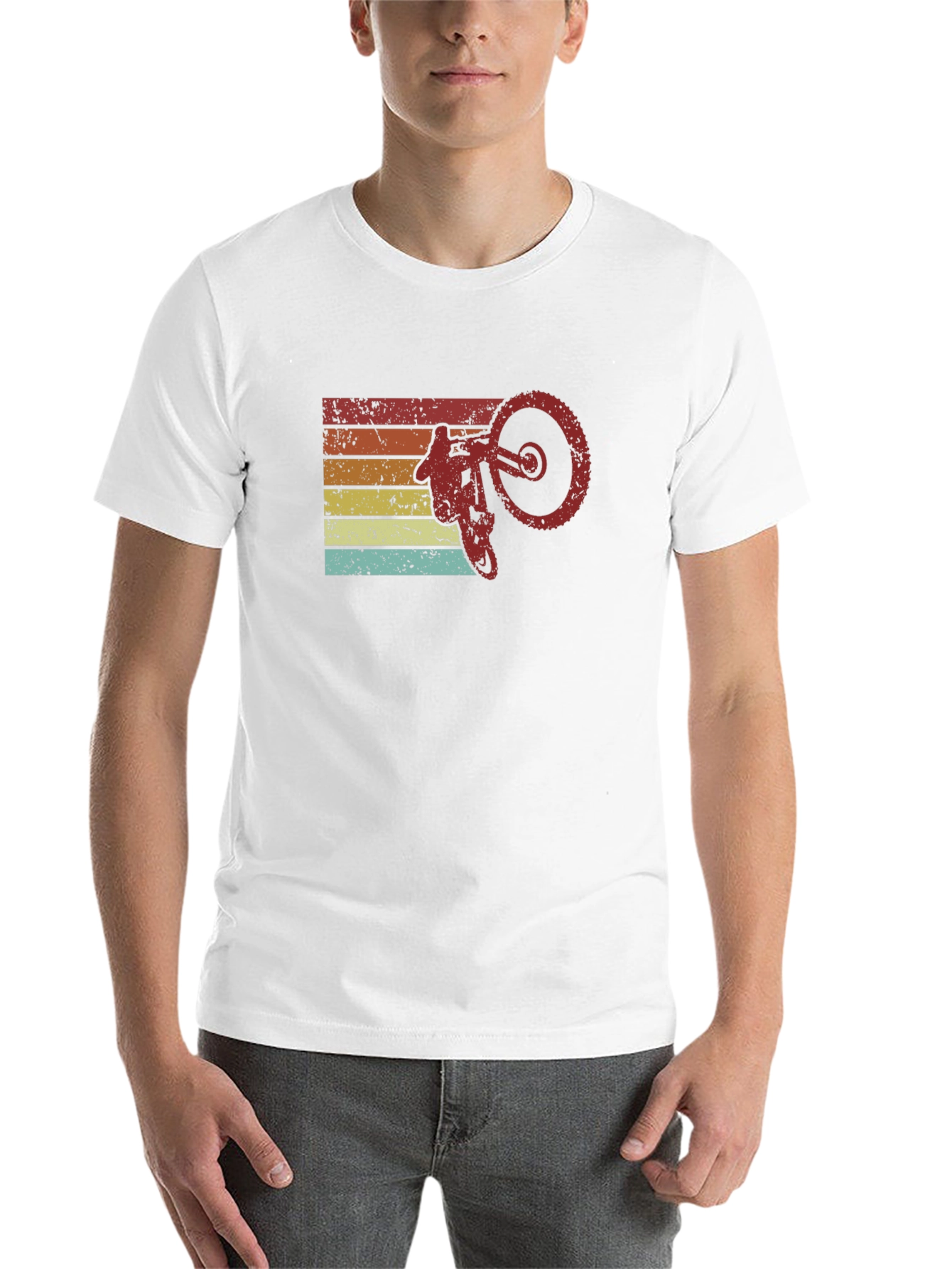 Black Retro Mountain Bike Graphic Tee view 14