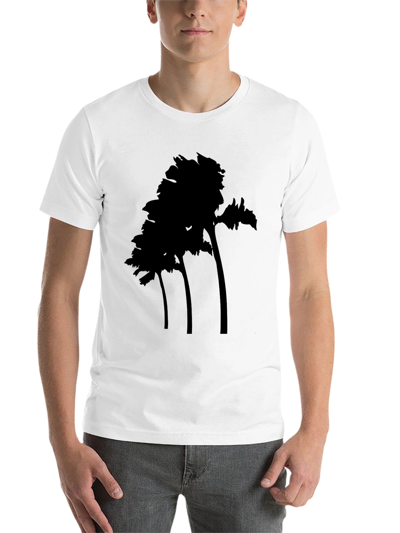 Black Black Trees Graphic Tee - Casual Comfort view 14