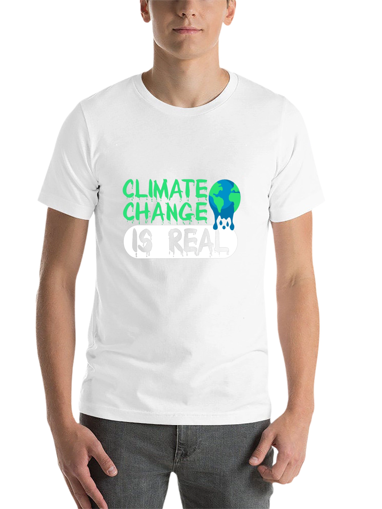 Climate Change is Real Graphic T-Shirt - 14