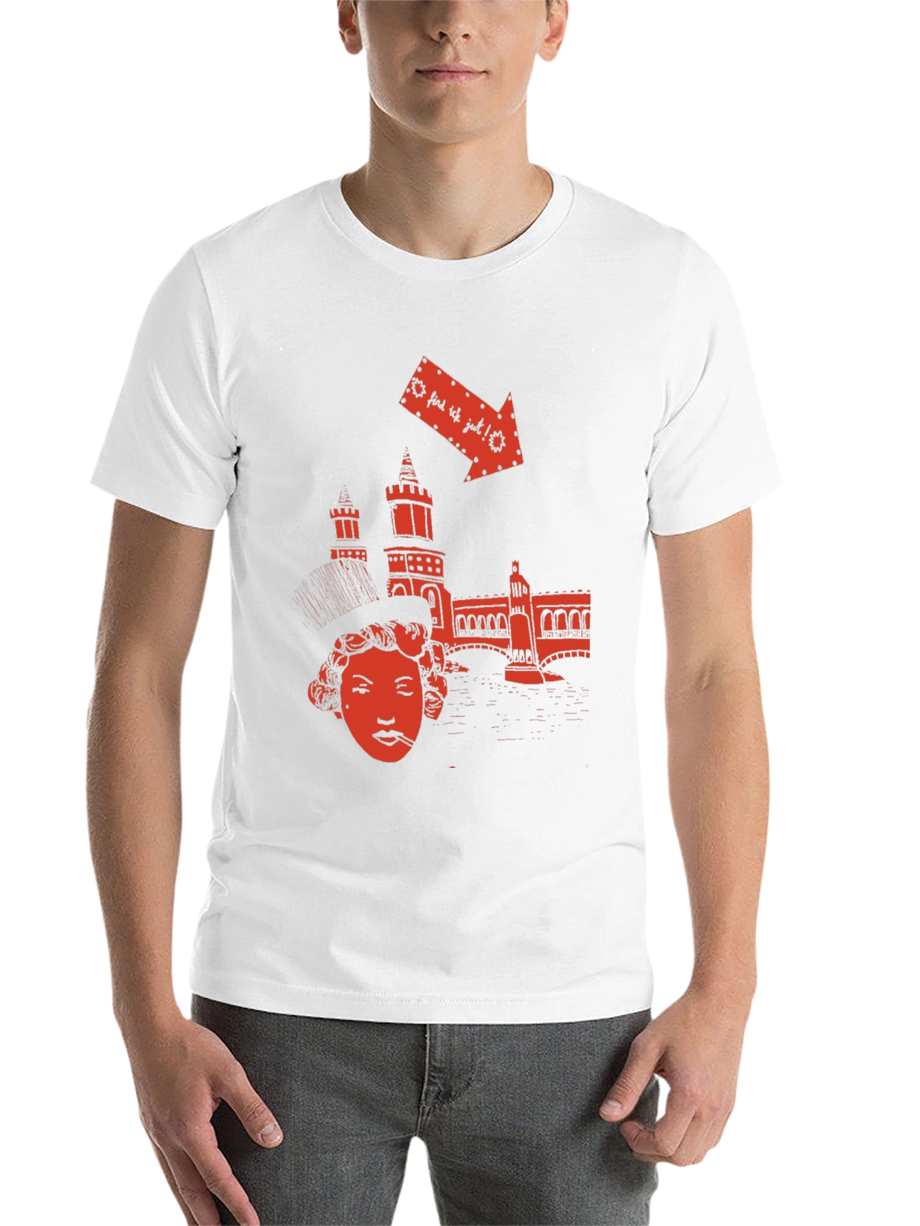 Black Berlin Vibe Graphic Tee - Unique Design view 14