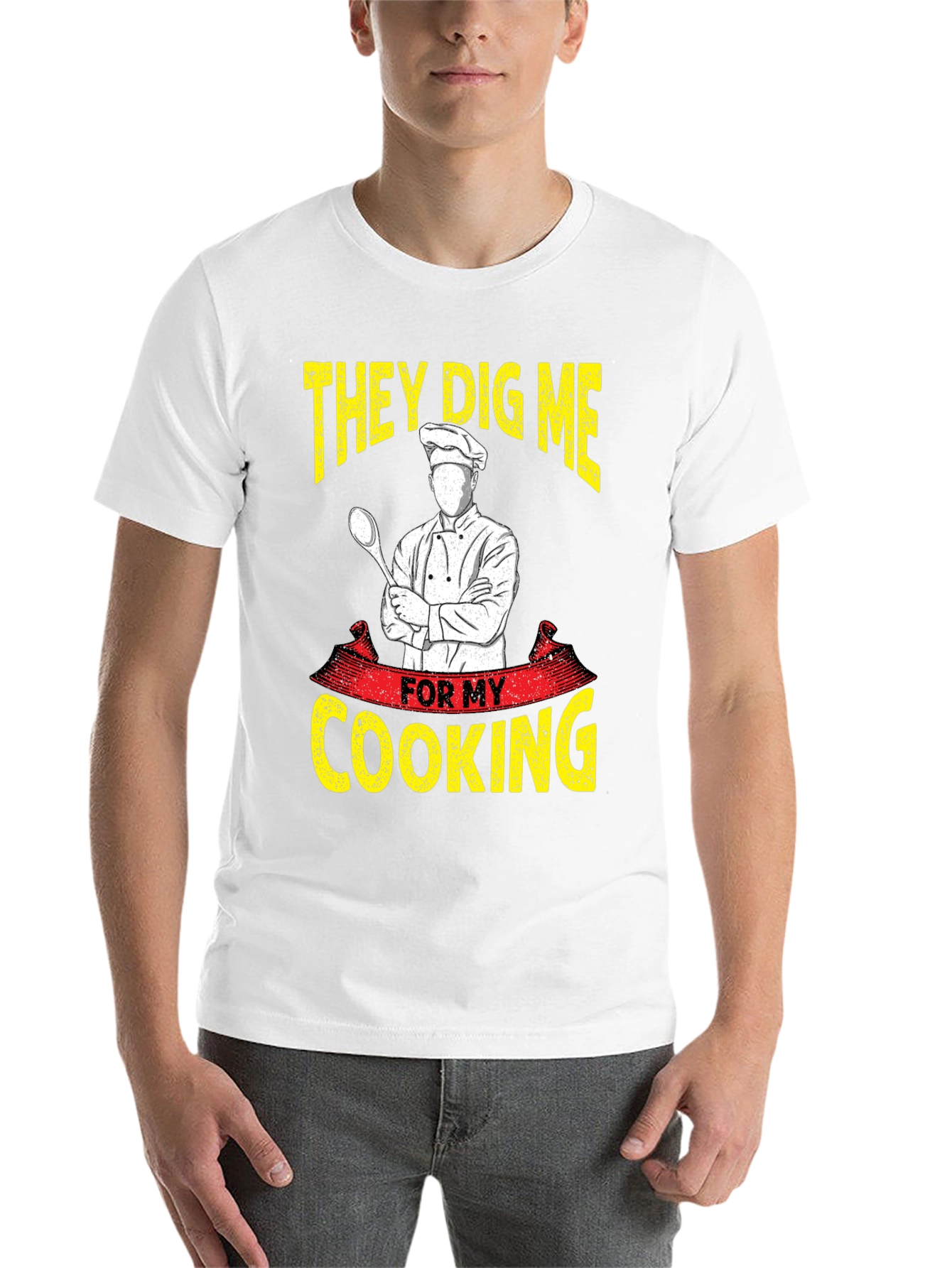 Black Chef Cooking T-Shirt - They Dig Me For My Cooking view 14