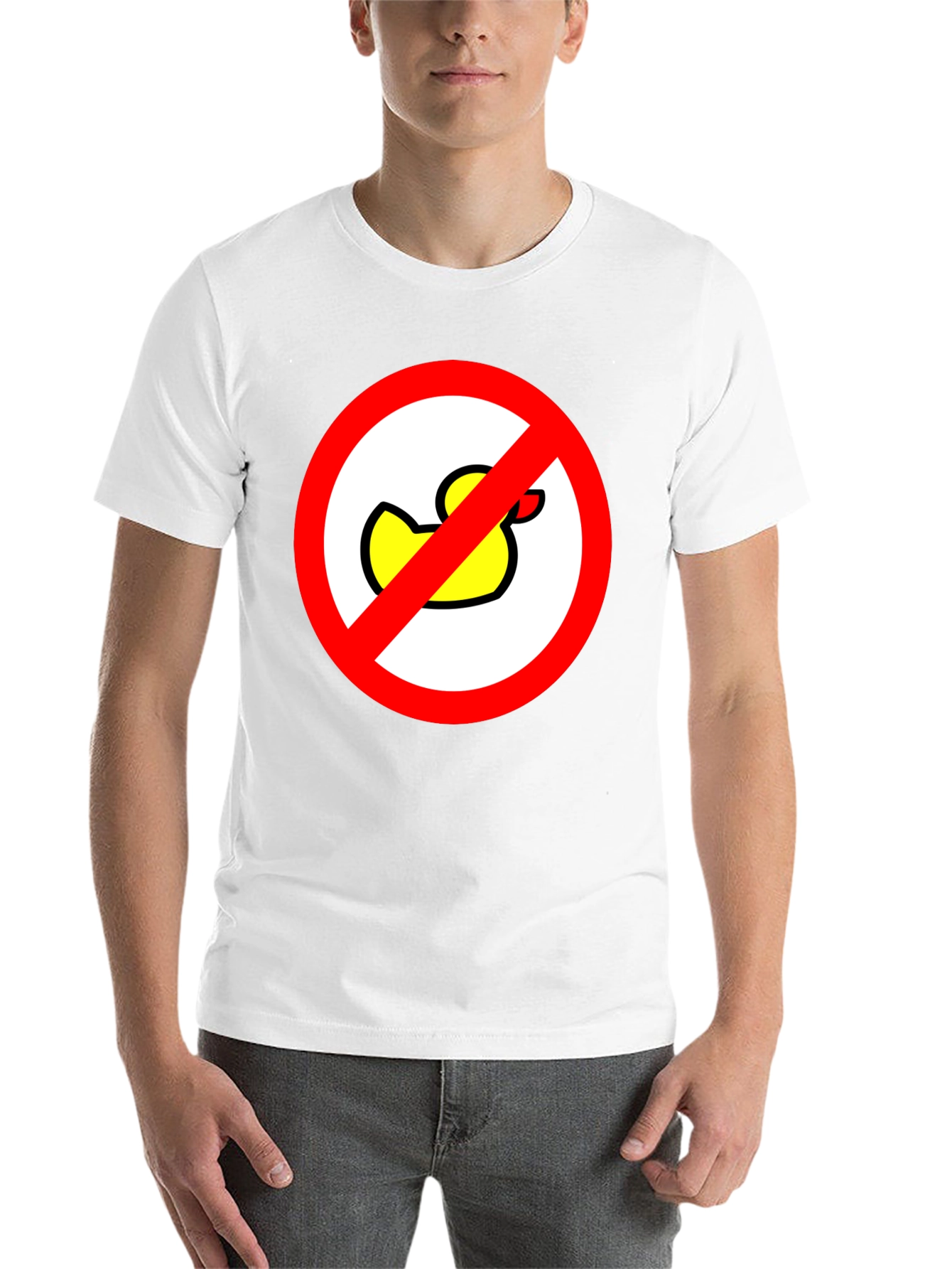 Black No Ducks Allowed T-Shirt - Novelty Graphic Tee view 14