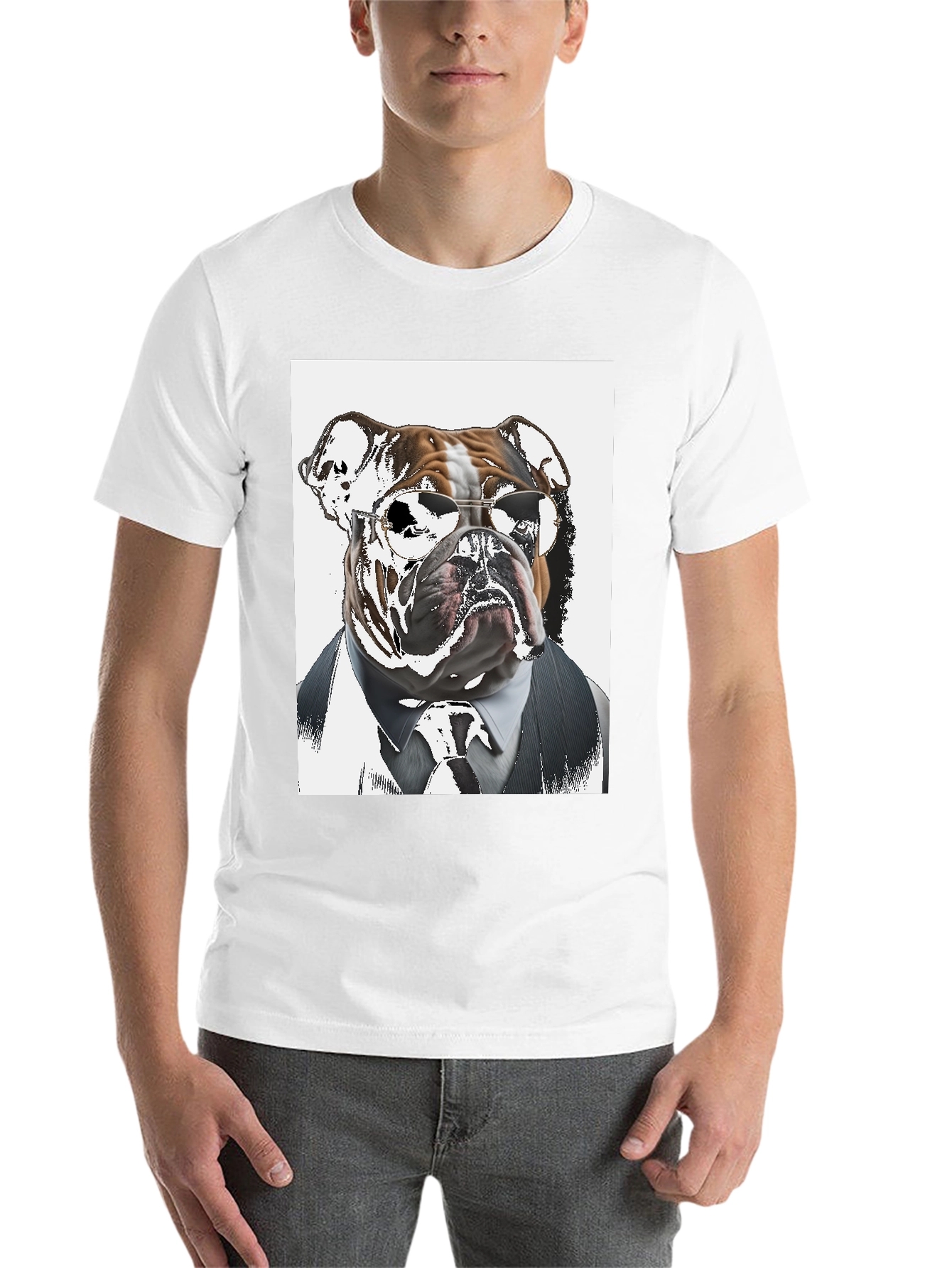 Black Dog Boss T-Shirt - Cool Canine Style view 14