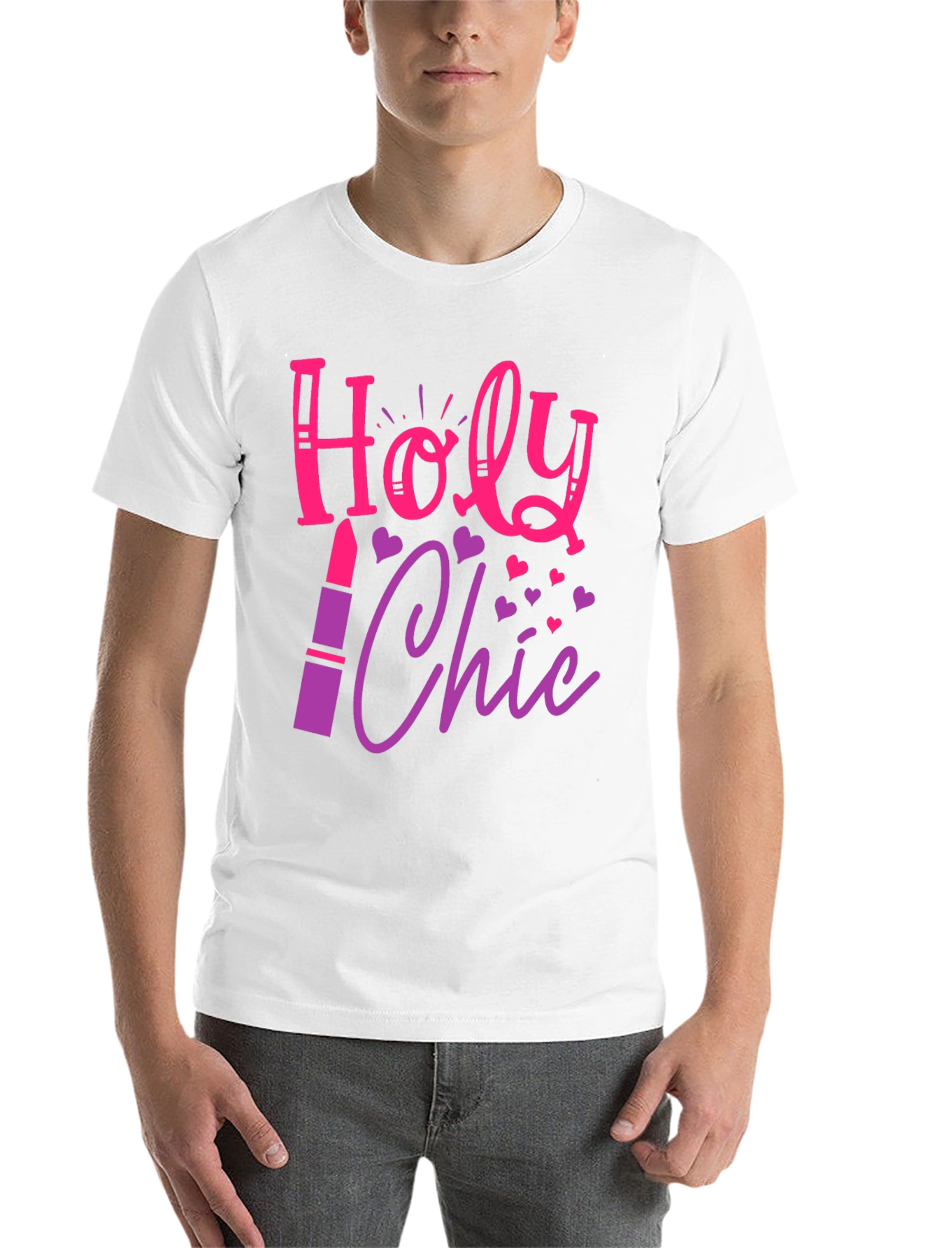 Black Holy Chic Graphic Tee - Stylish & Fun! view 14