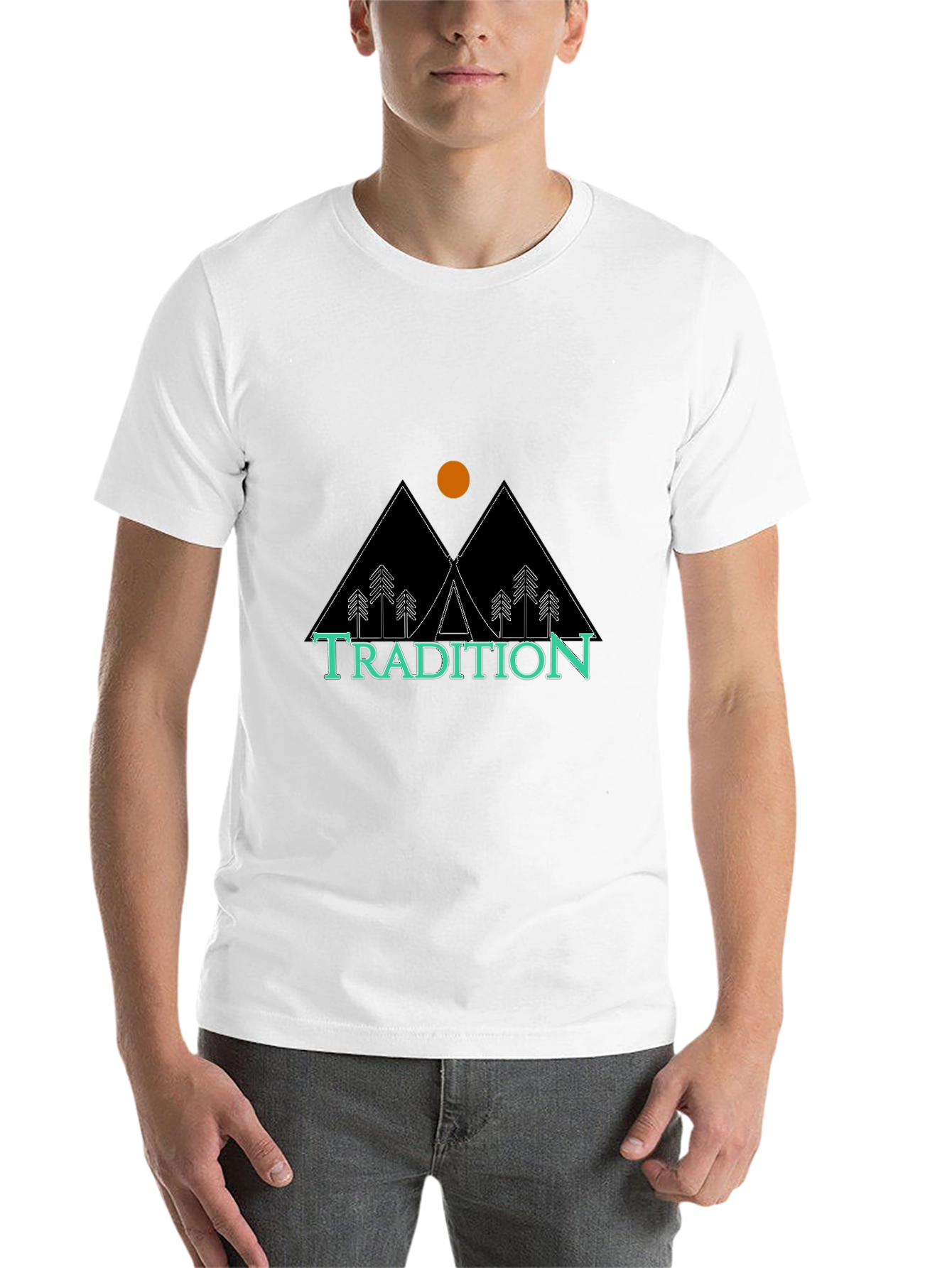 Black Tradition Graphic Tee - Outdoor Adventure Style view 14