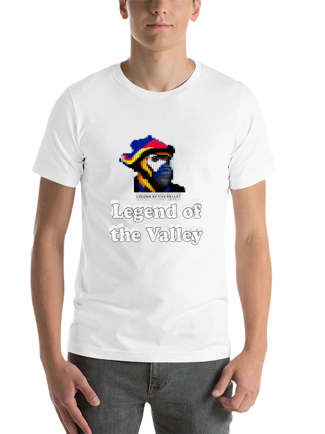 Black Legend of the Valley Graphic T-Shirt - Black view 14