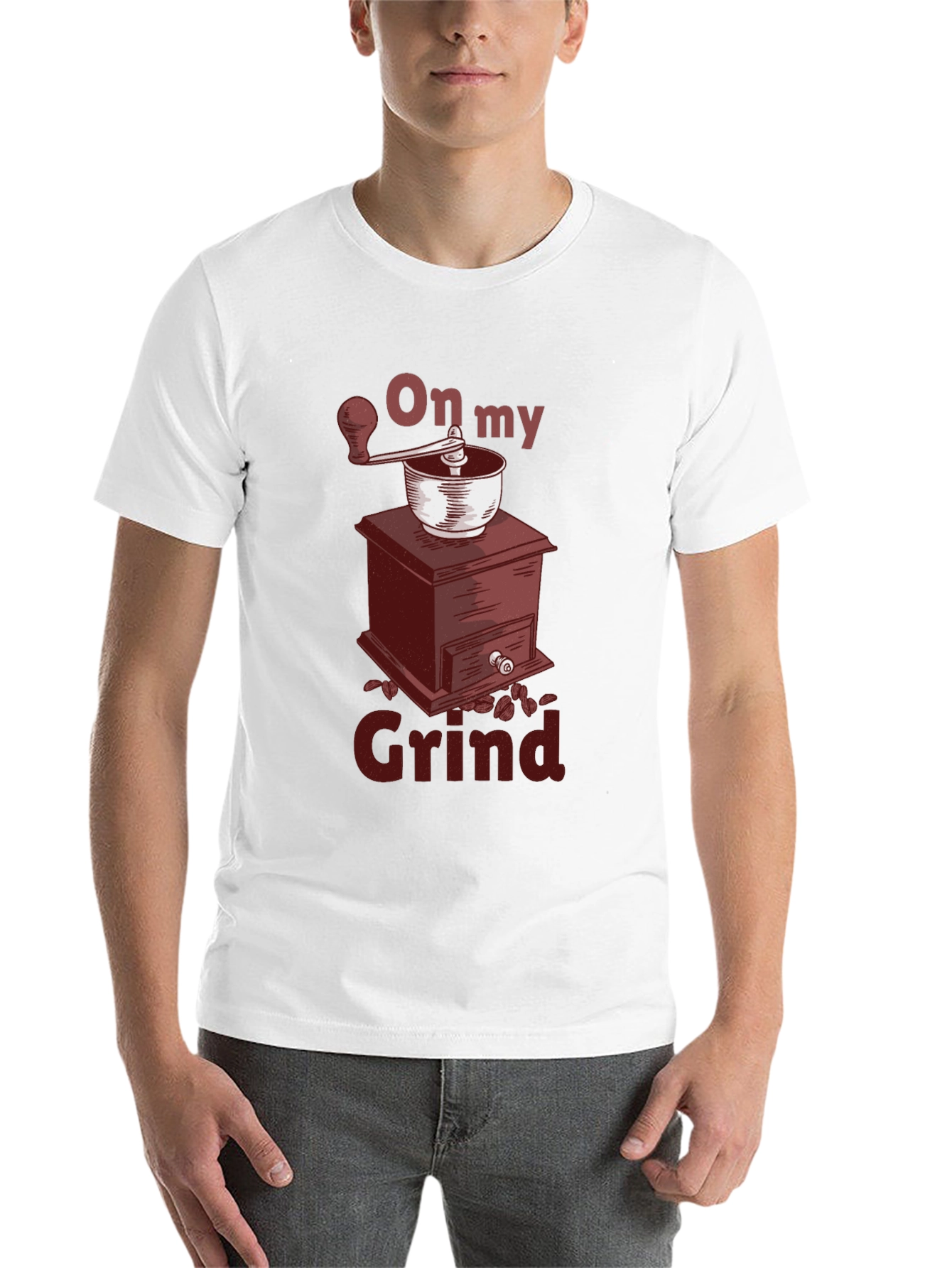 Black On My Grind Coffee Lover Graphic Tee - Unique Gift view 14