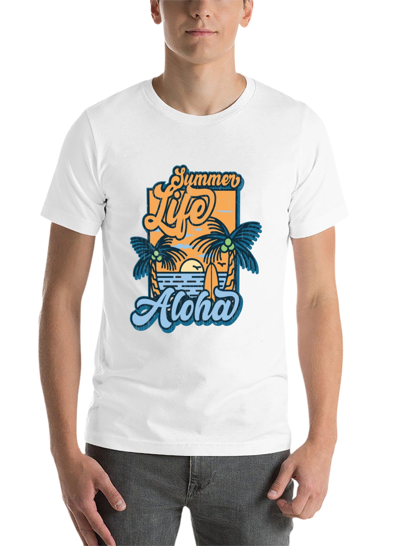 Black Summer Life Aloha Graphic T-Shirt - Tropical Vibe view 14