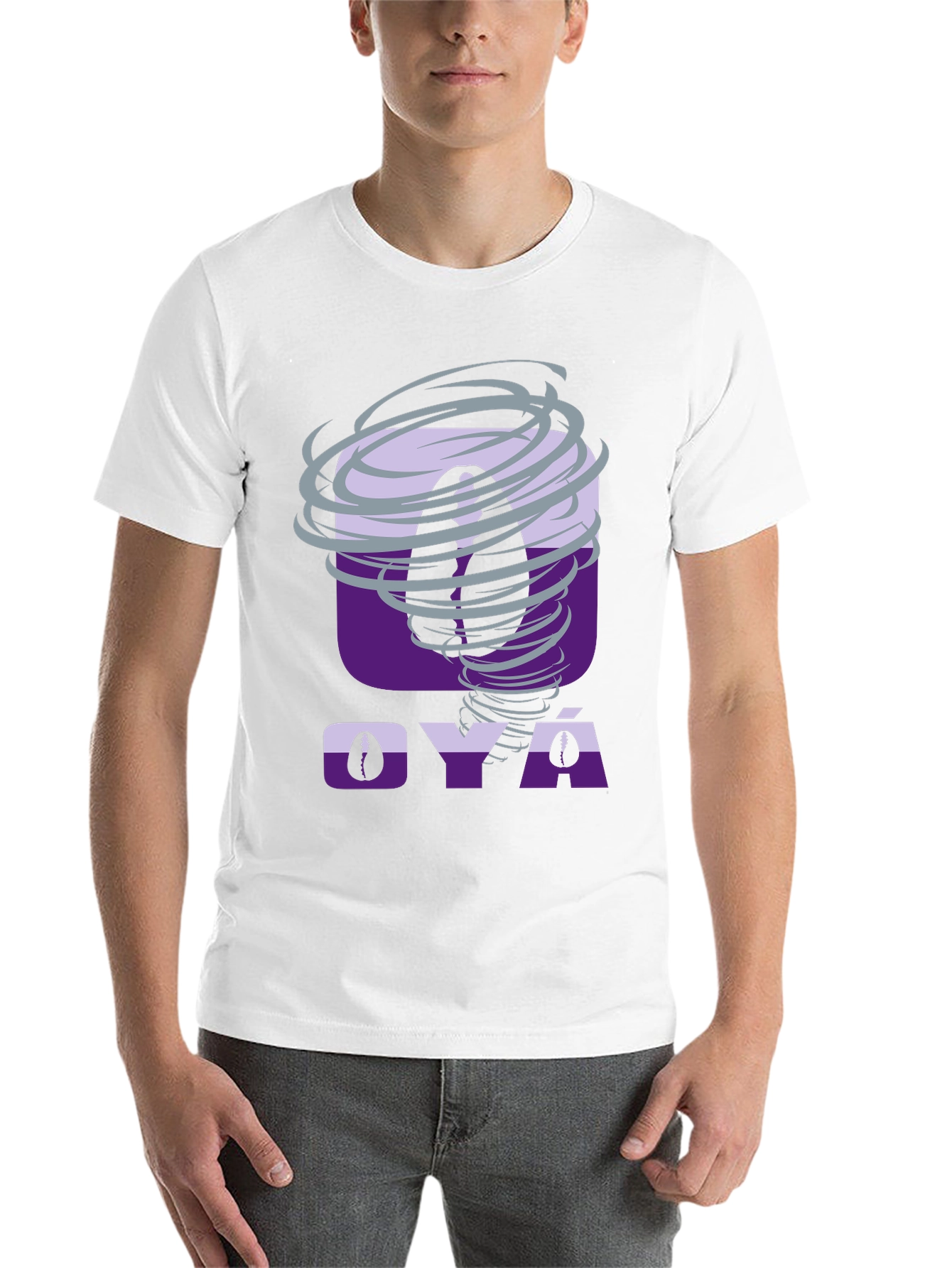 Black Oya Tornado T-Shirt - Unique Graphic Tee view 14