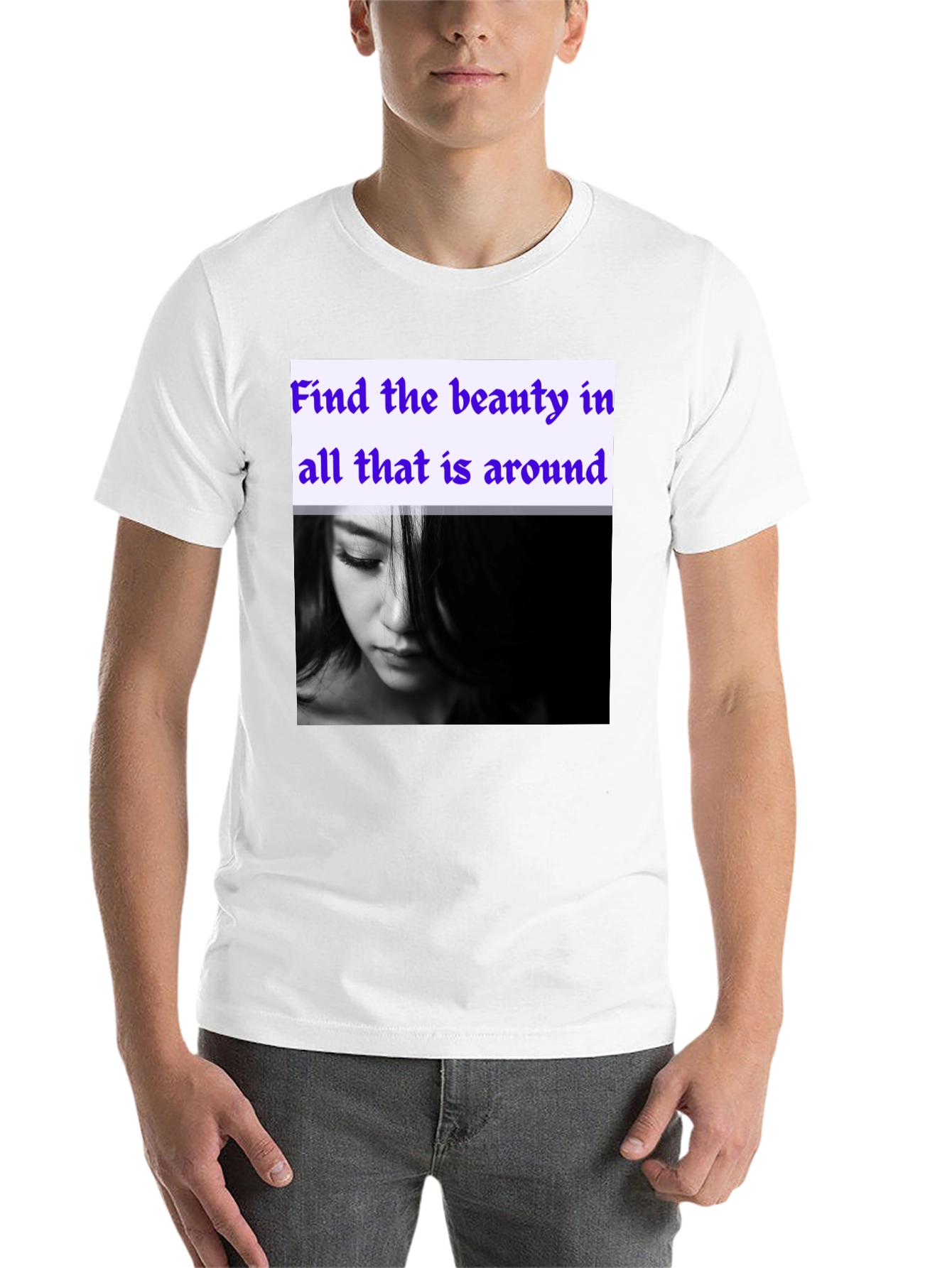 Black Beauty Within T-Shirt - Inspirational Graphic Tee view 14