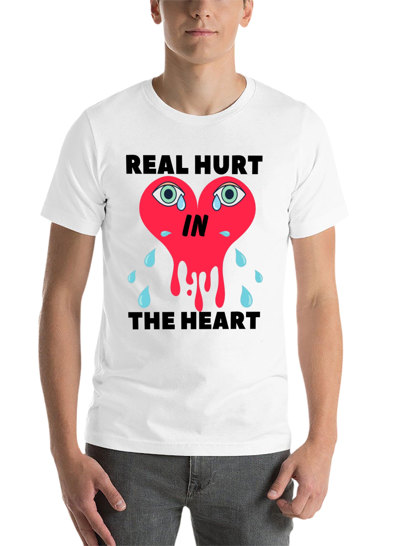 Real Hurt in the Heart Graphic Tee - 14