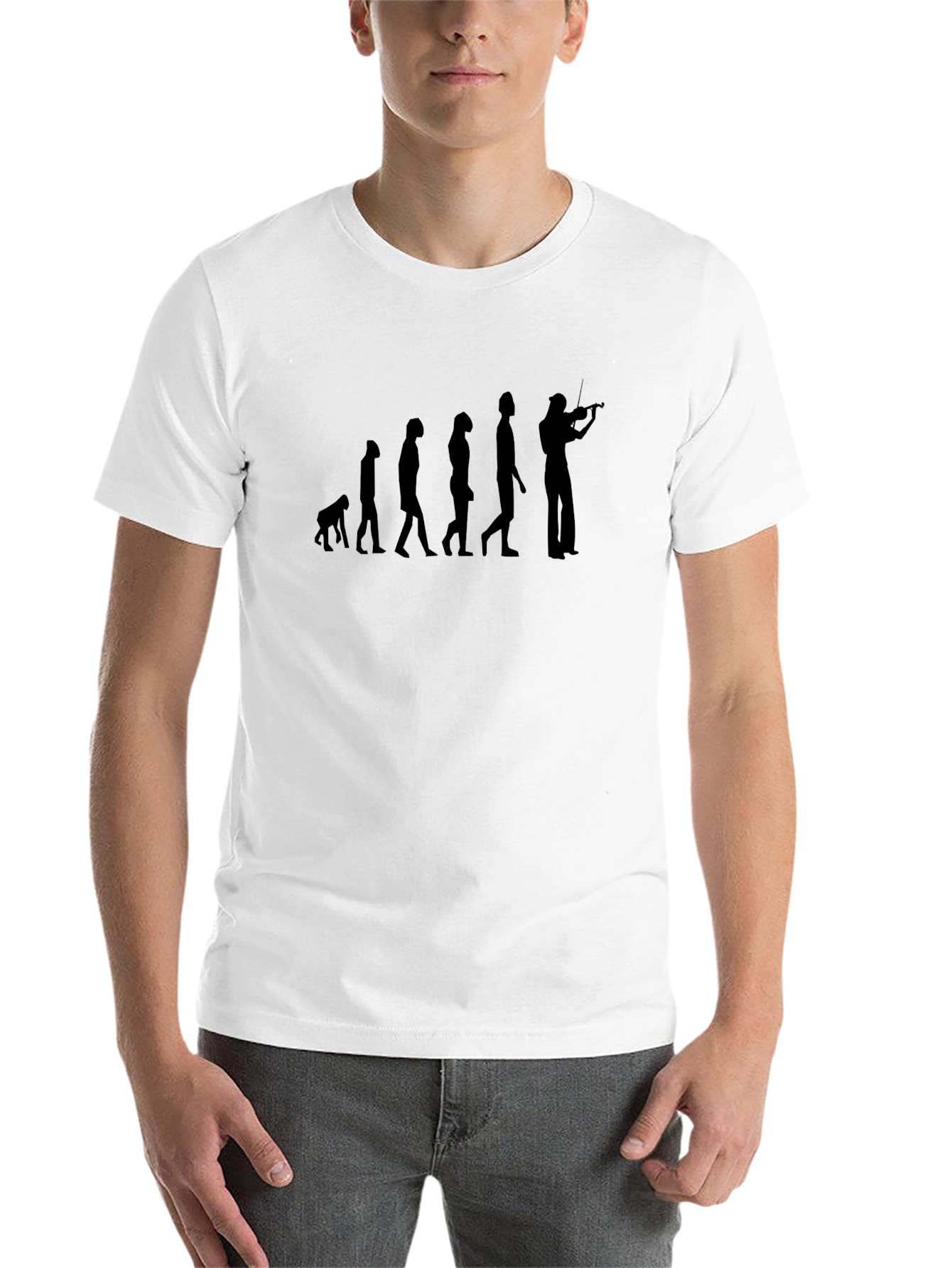 Black Evolution of Musician T-Shirt view 14