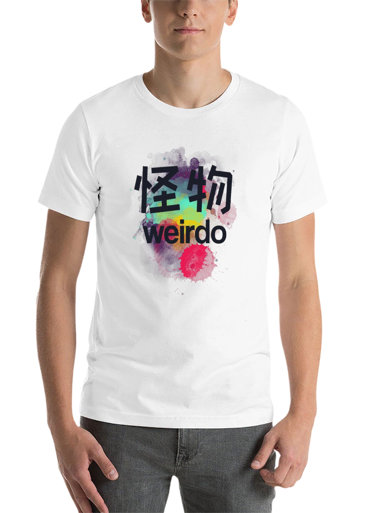 Black Weirdo Graphic T-Shirt - Street Style Tee view 14