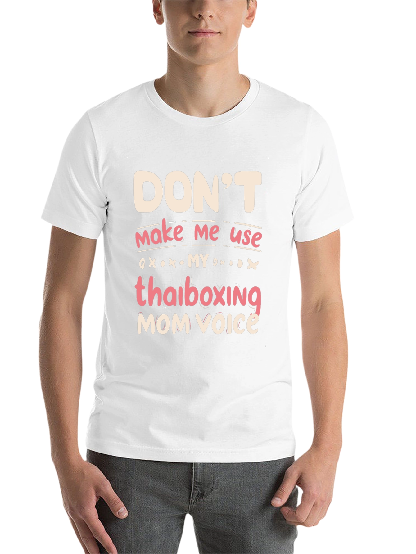 Black Thai Boxing Mom Voice Graphic Tee view 14