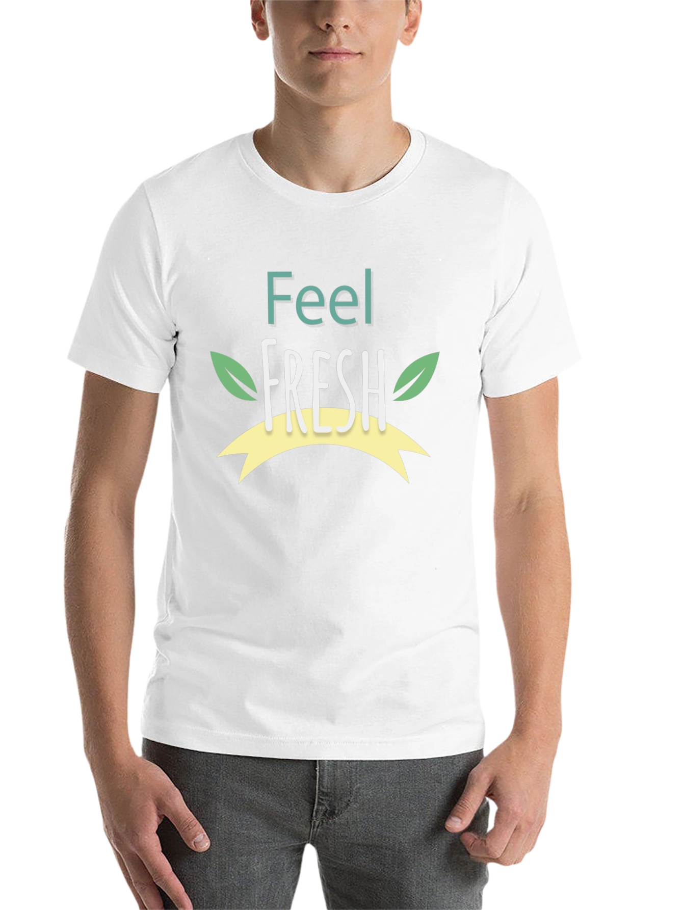 Black Feel Fresh Graphic Tee - Organic Cotton Blend view 14