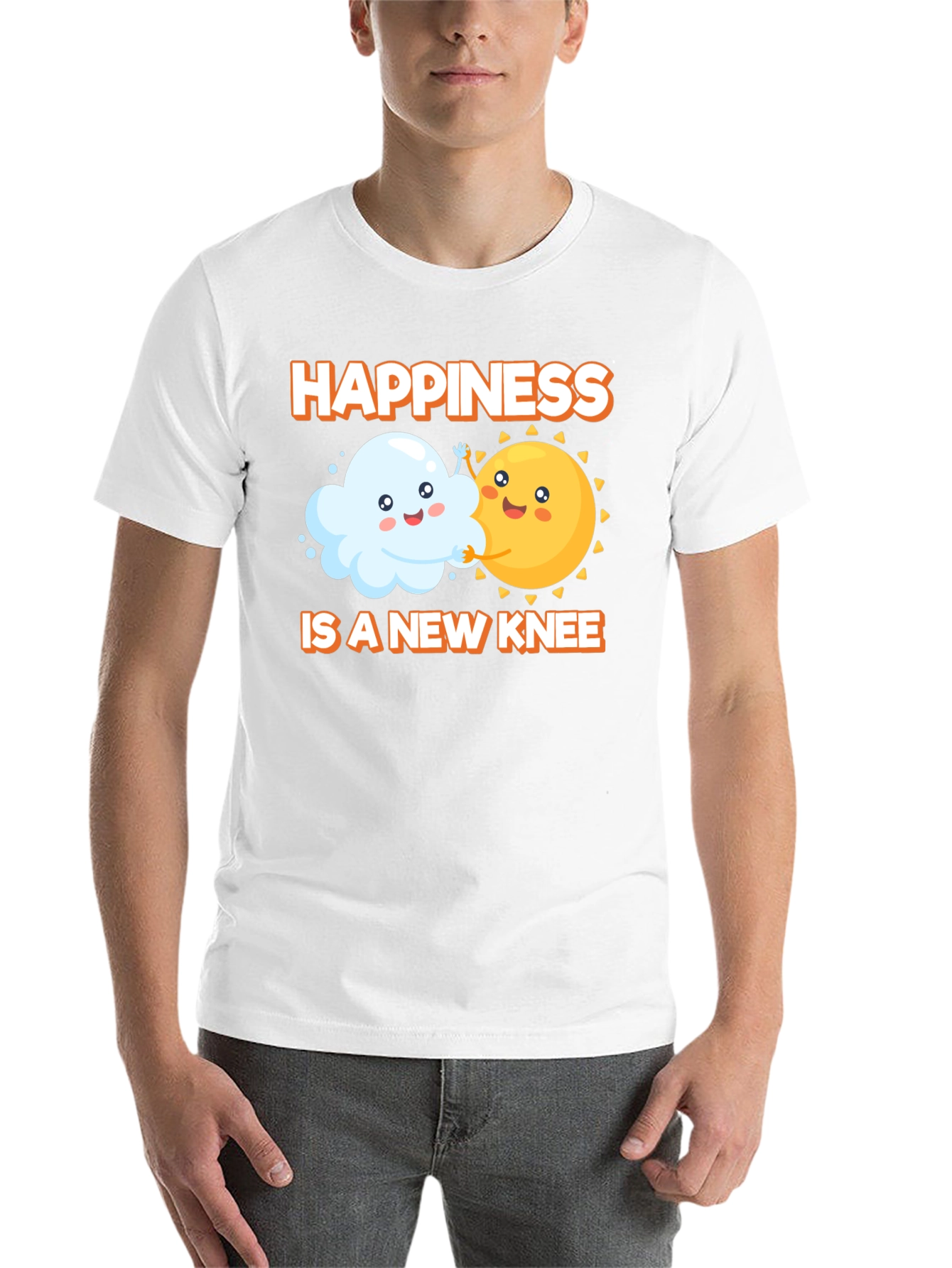 Black Happiness is a New Knee T-Shirt view 14