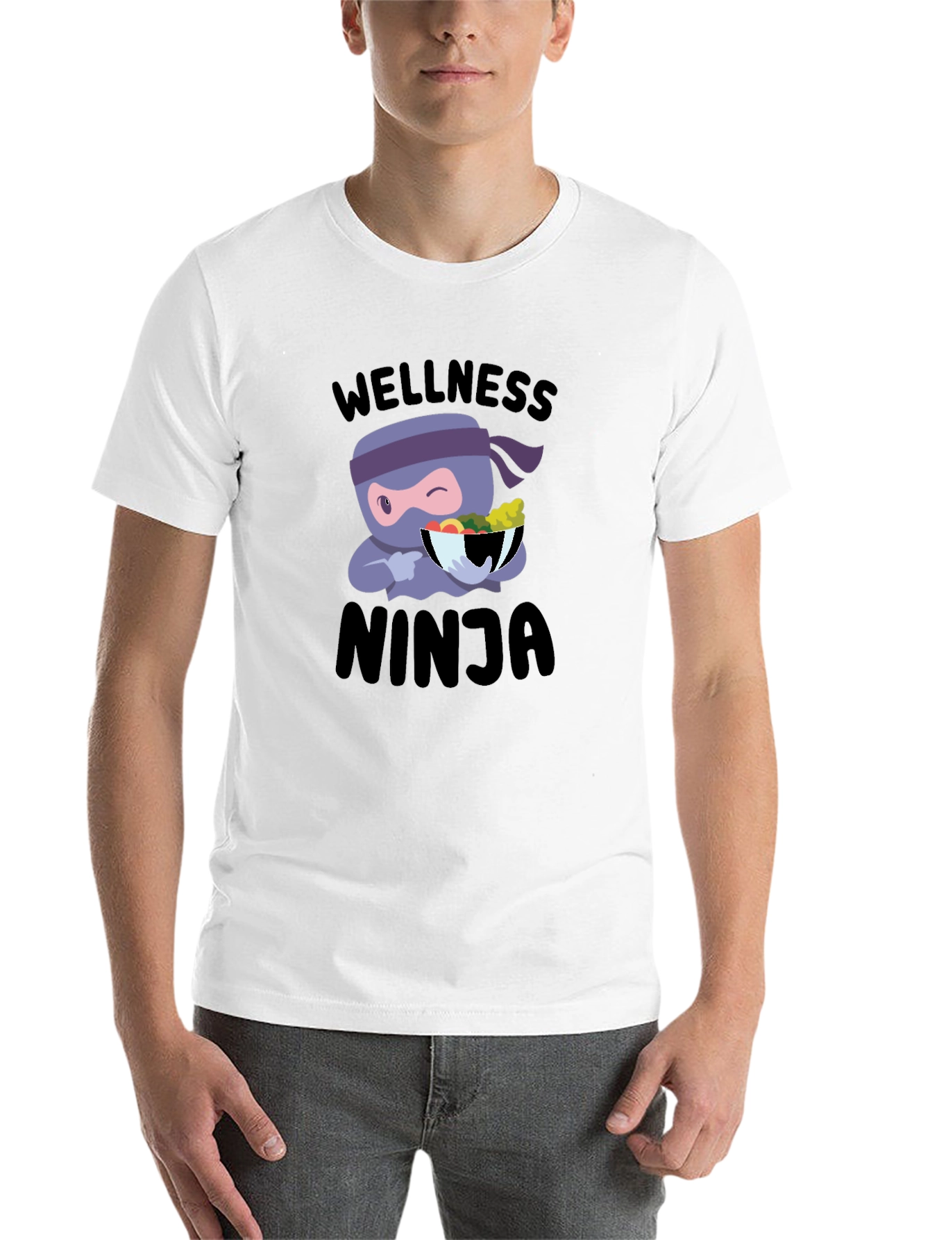Black Wellness Ninja Black T-Shirt view 14