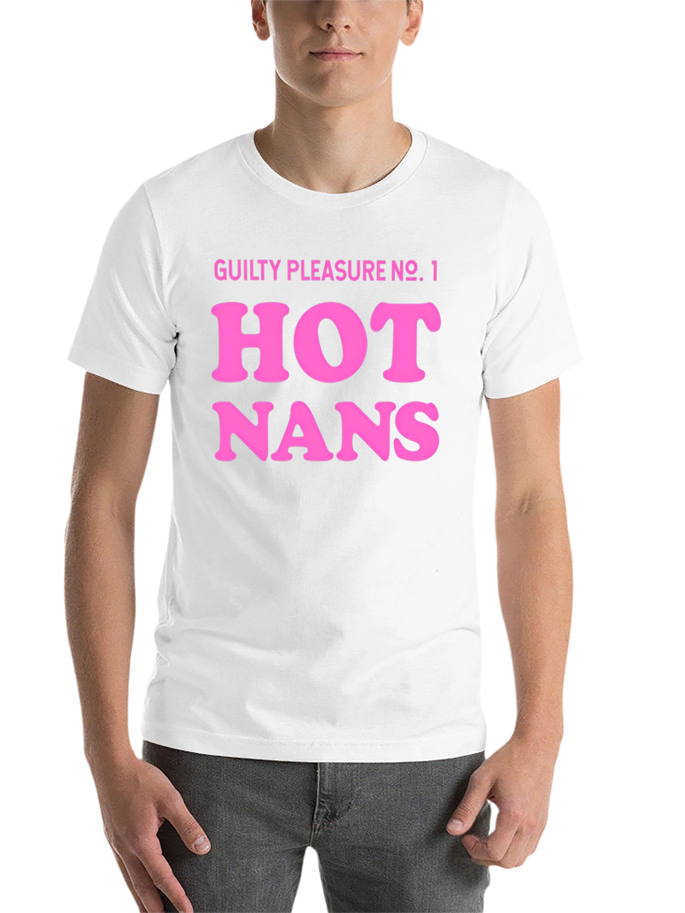 Black Guilty Pleasure Hot Nans T-Shirt - Black view 14