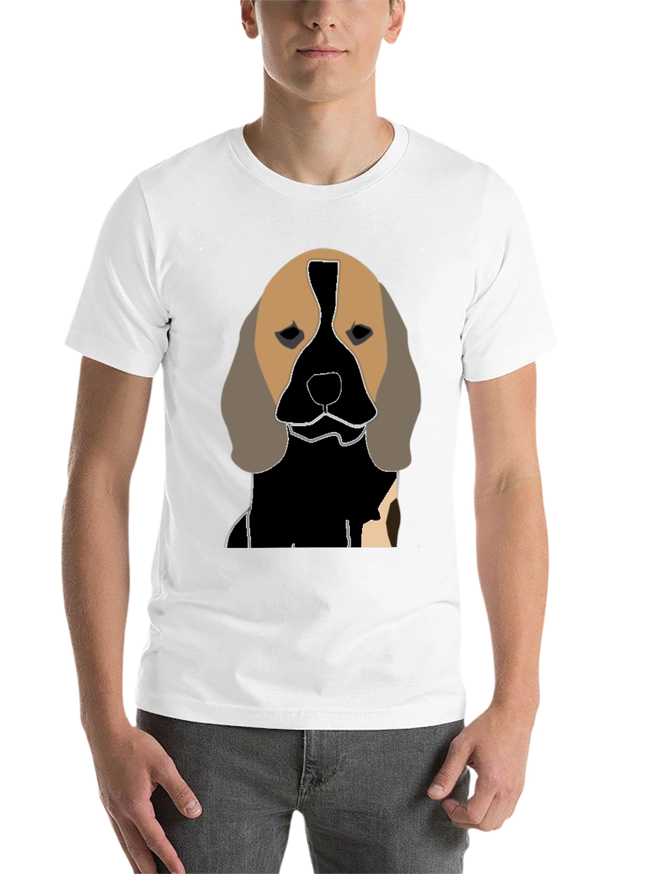 Black Dog Graphic Tee - Unique Canine Design view 14