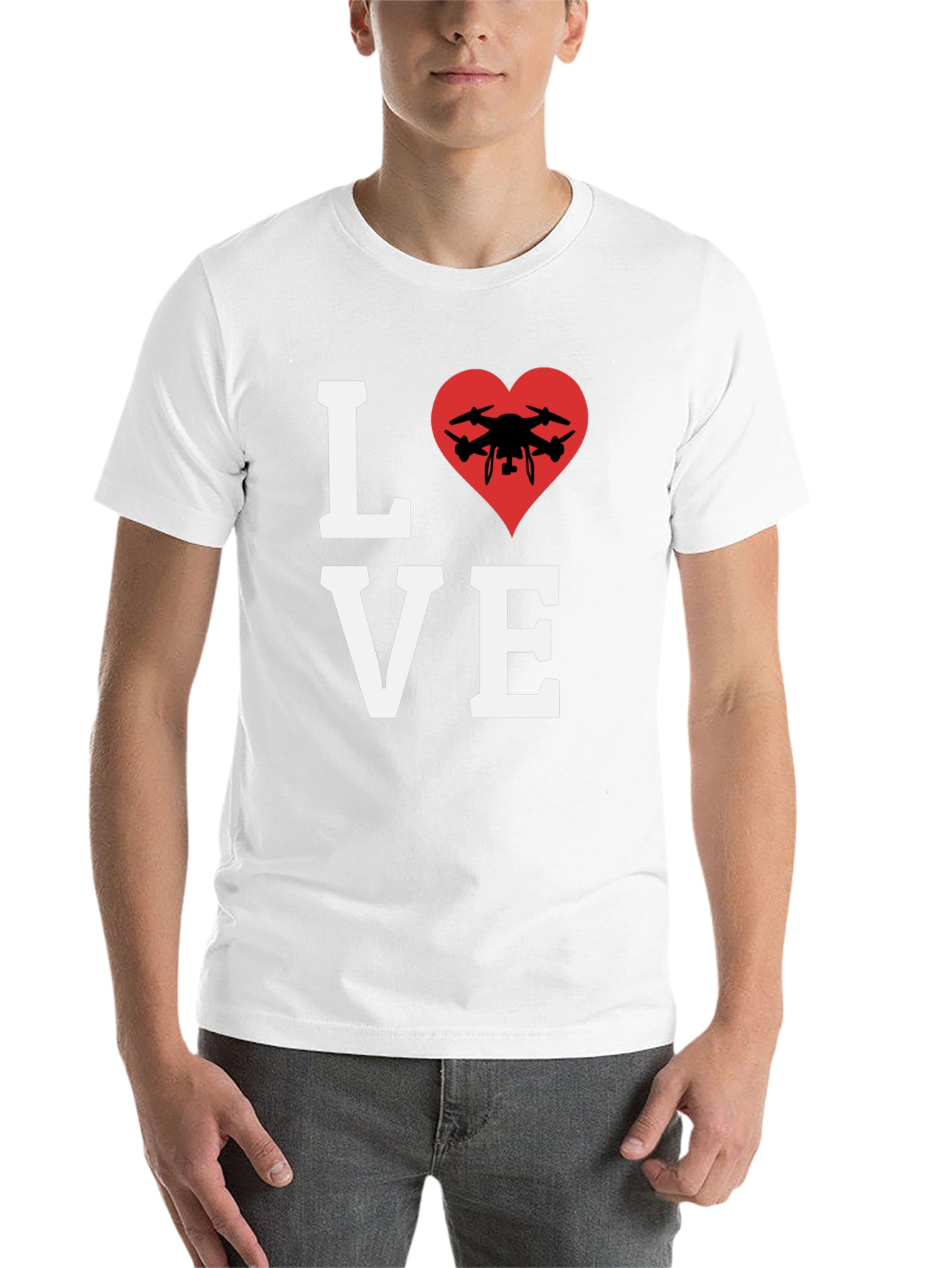 Black Drone Lover T-Shirt - Pilot Heart Tee view 14