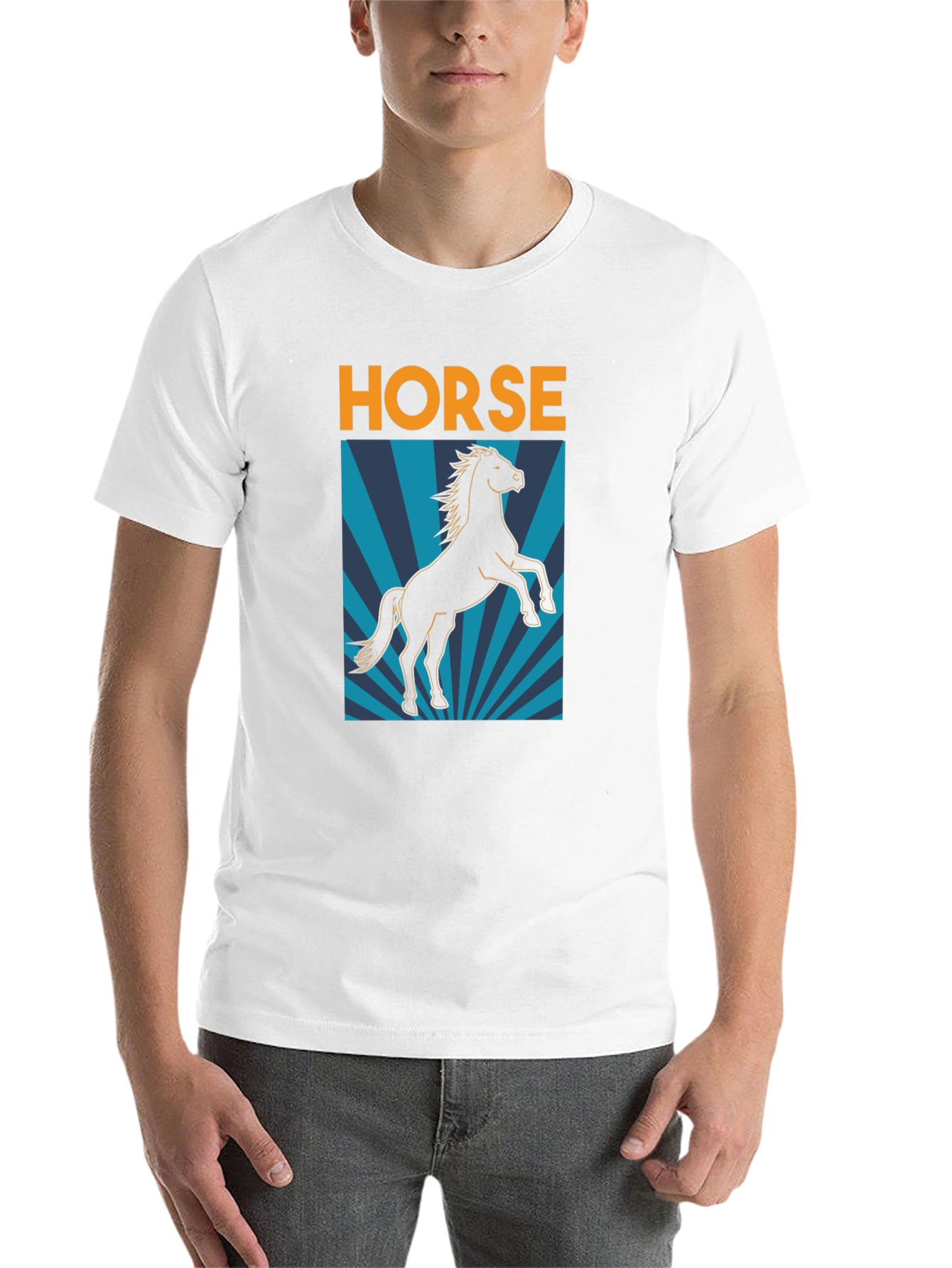Black Horse Graphic T-Shirt - Black view 14