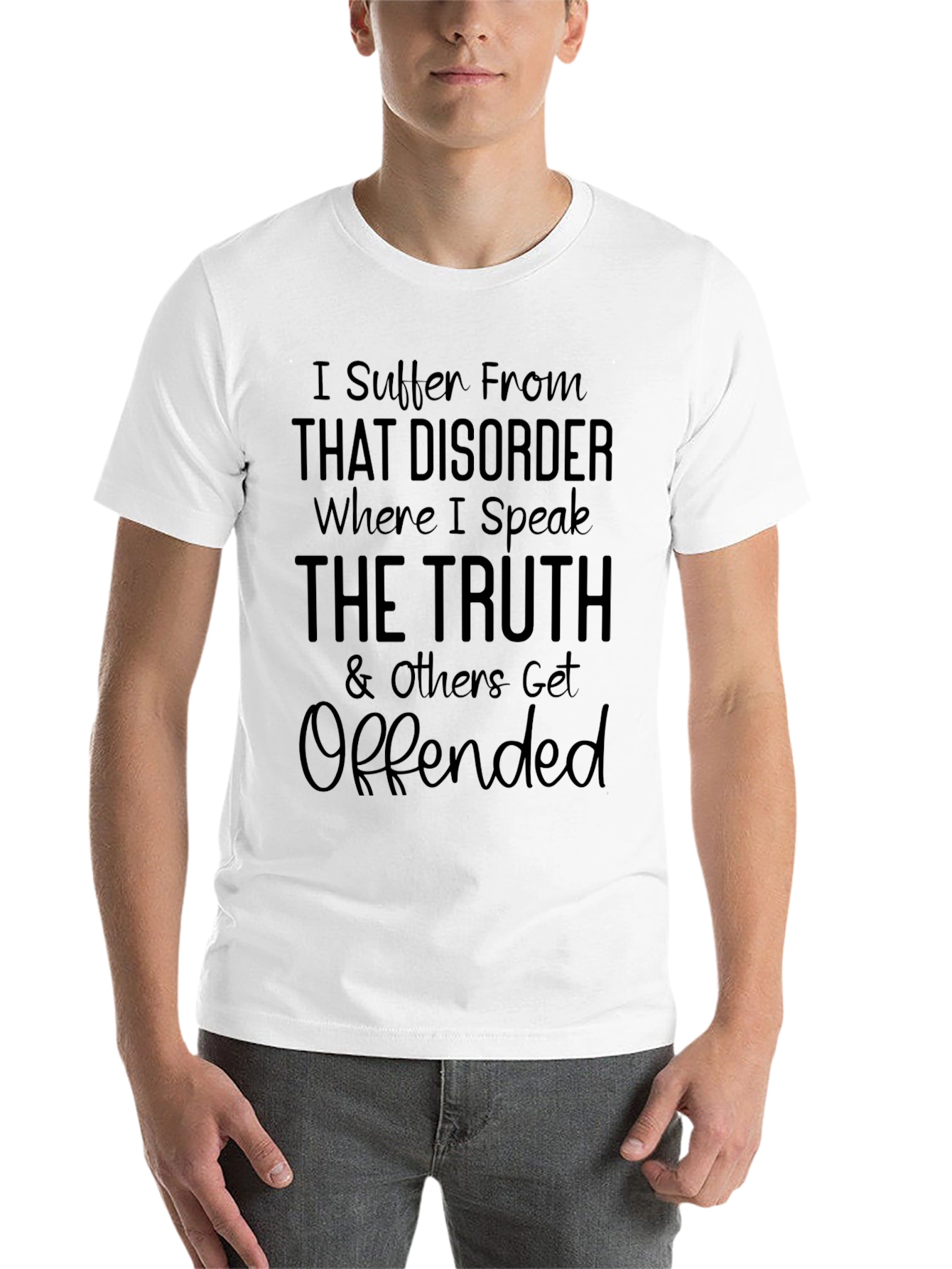 Black Truth Speaker T-Shirt - Humor & Honesty view 14