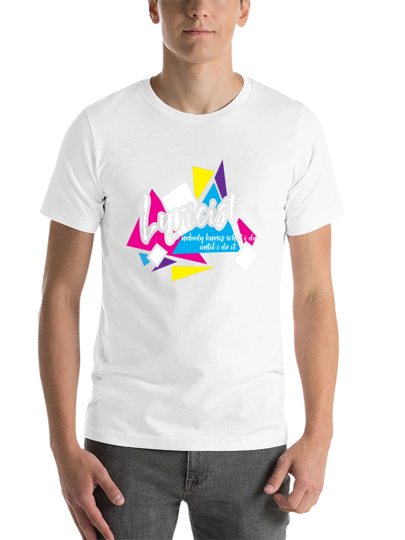 Lyricist Graphic Tee - Nobody Knows What I Do Black T-Shirt - 14