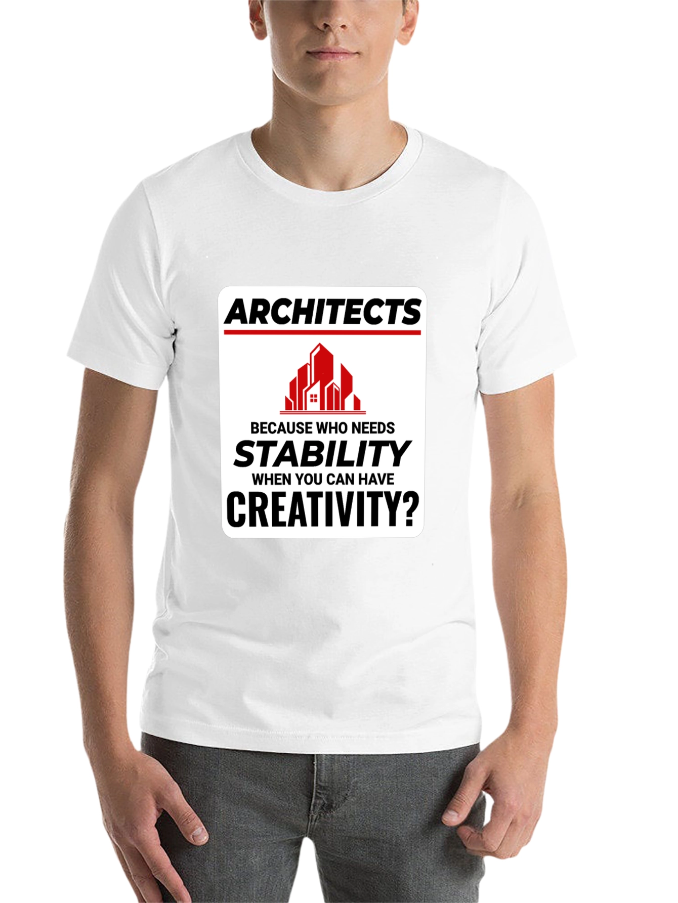 Black Architects Creativity T-Shirt - Stability vs. Creativity view 14
