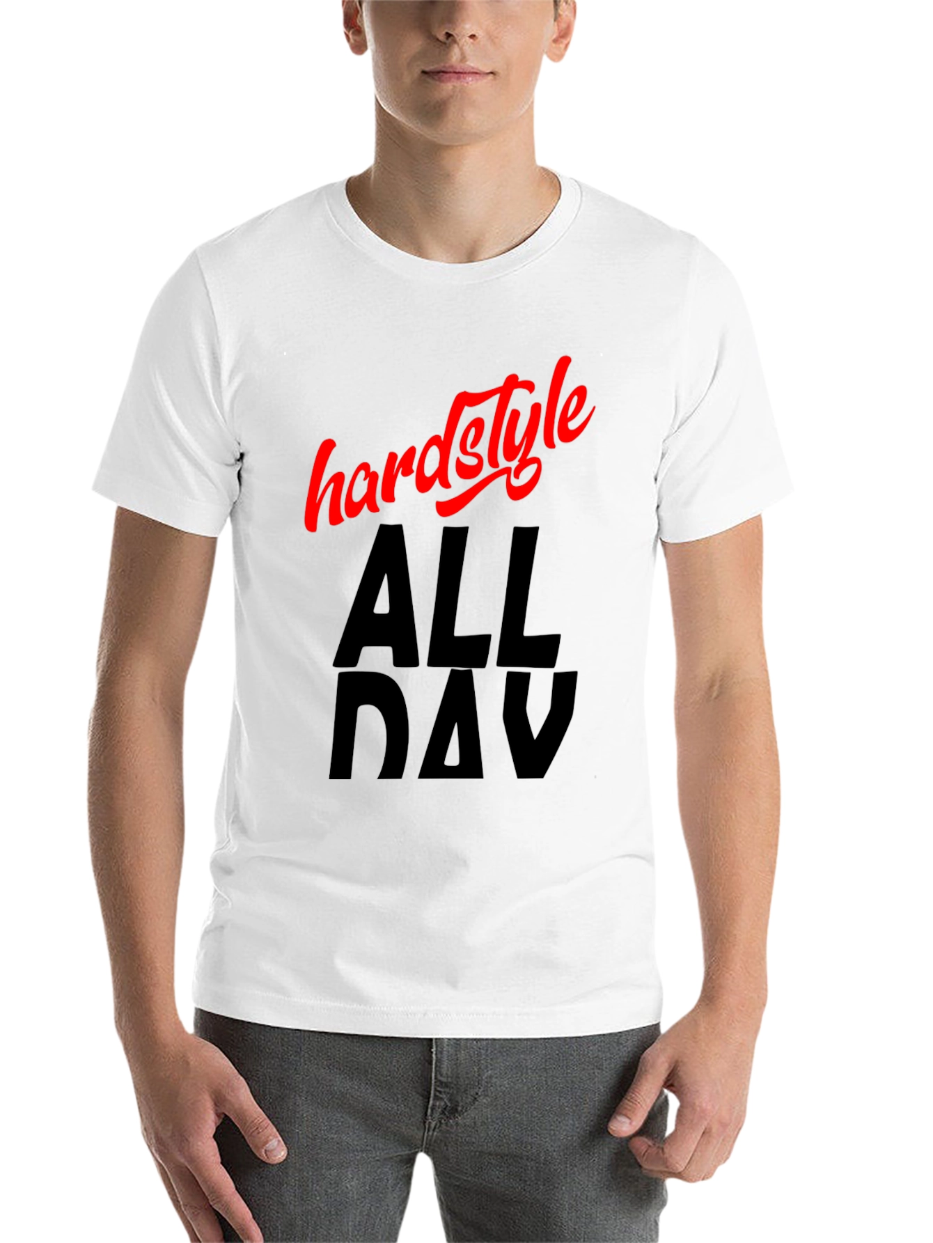 Hardstyle All Day Black Graphic Tee - 14