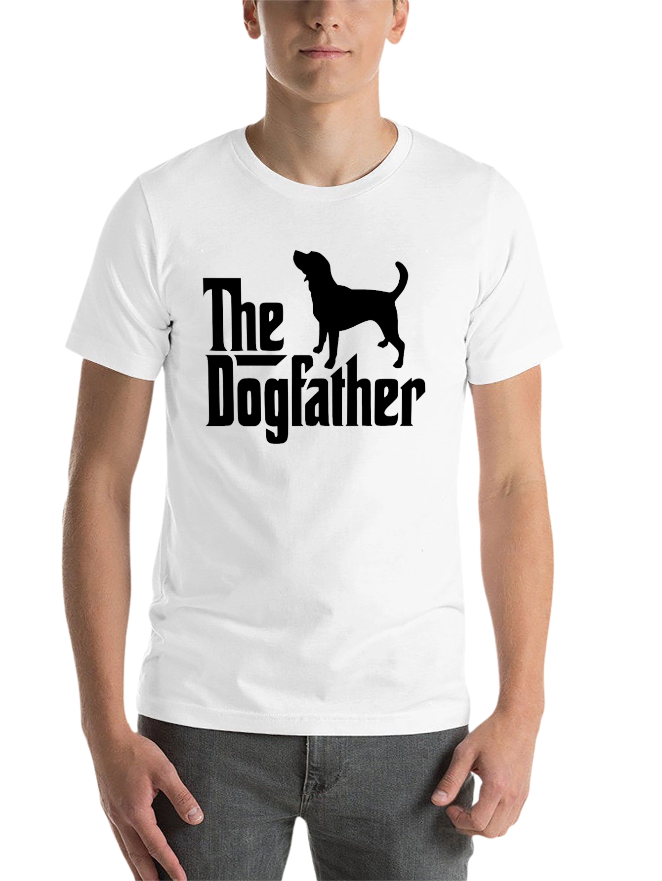 The Dogfather T-Shirt - Black Dog Lover Tee - 14